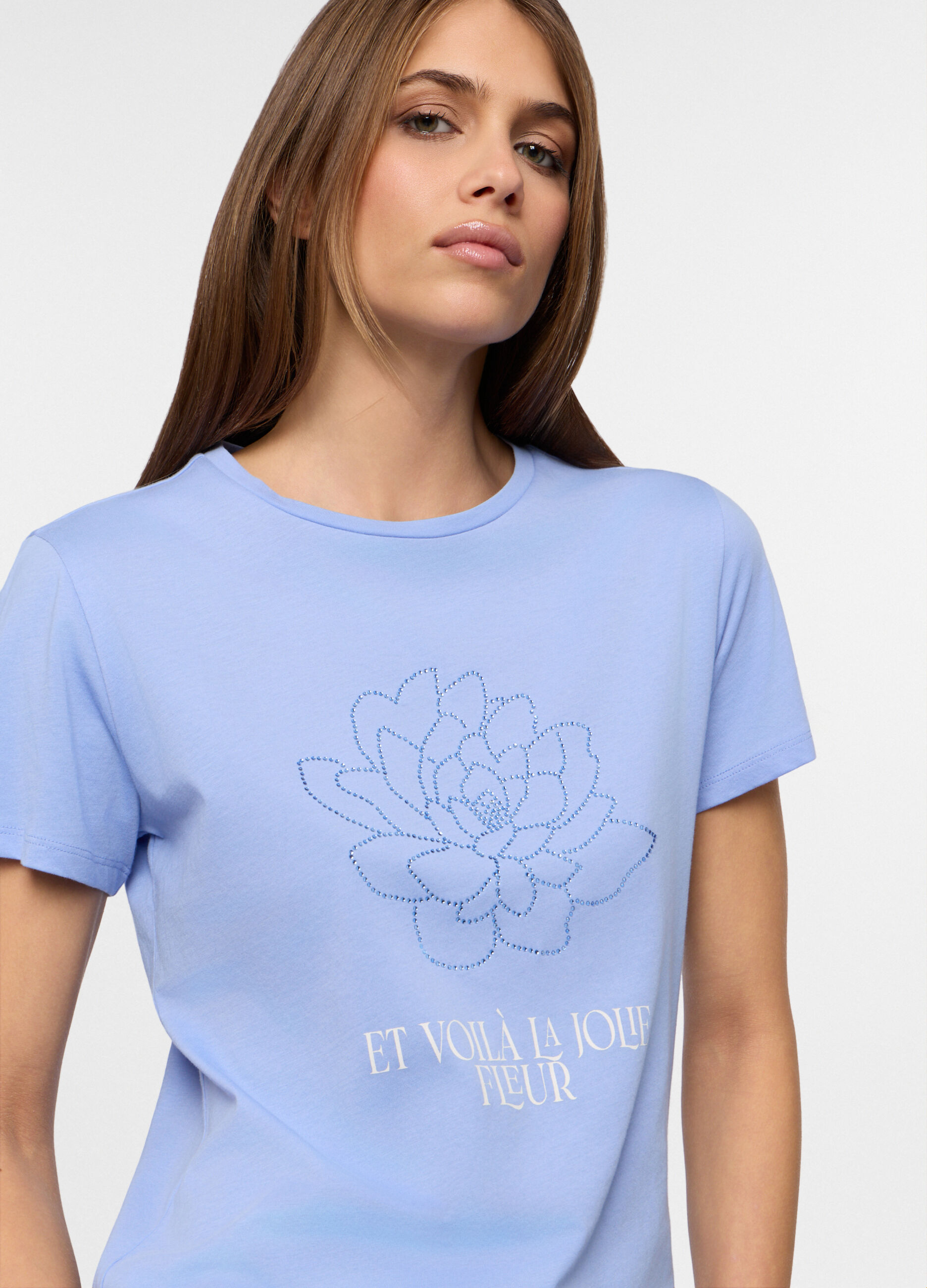 T-shirt girocollo donna_2