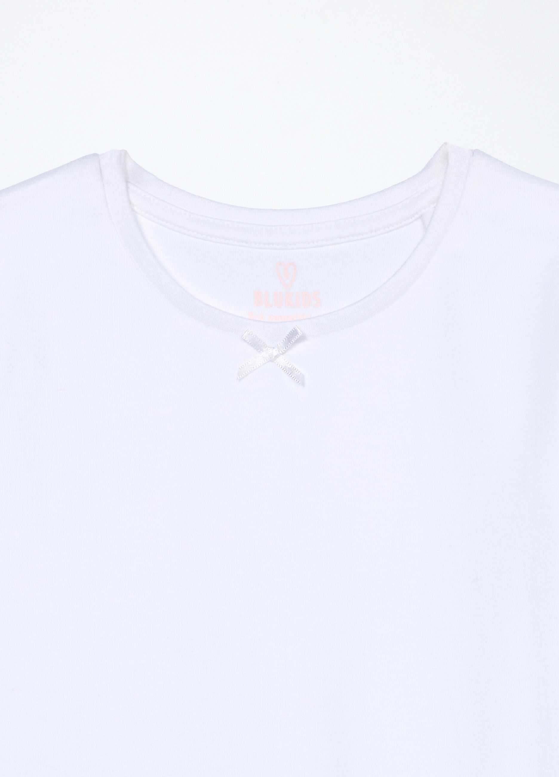 Pack 2 magliette intime in interlock di puro cotone bambina_2