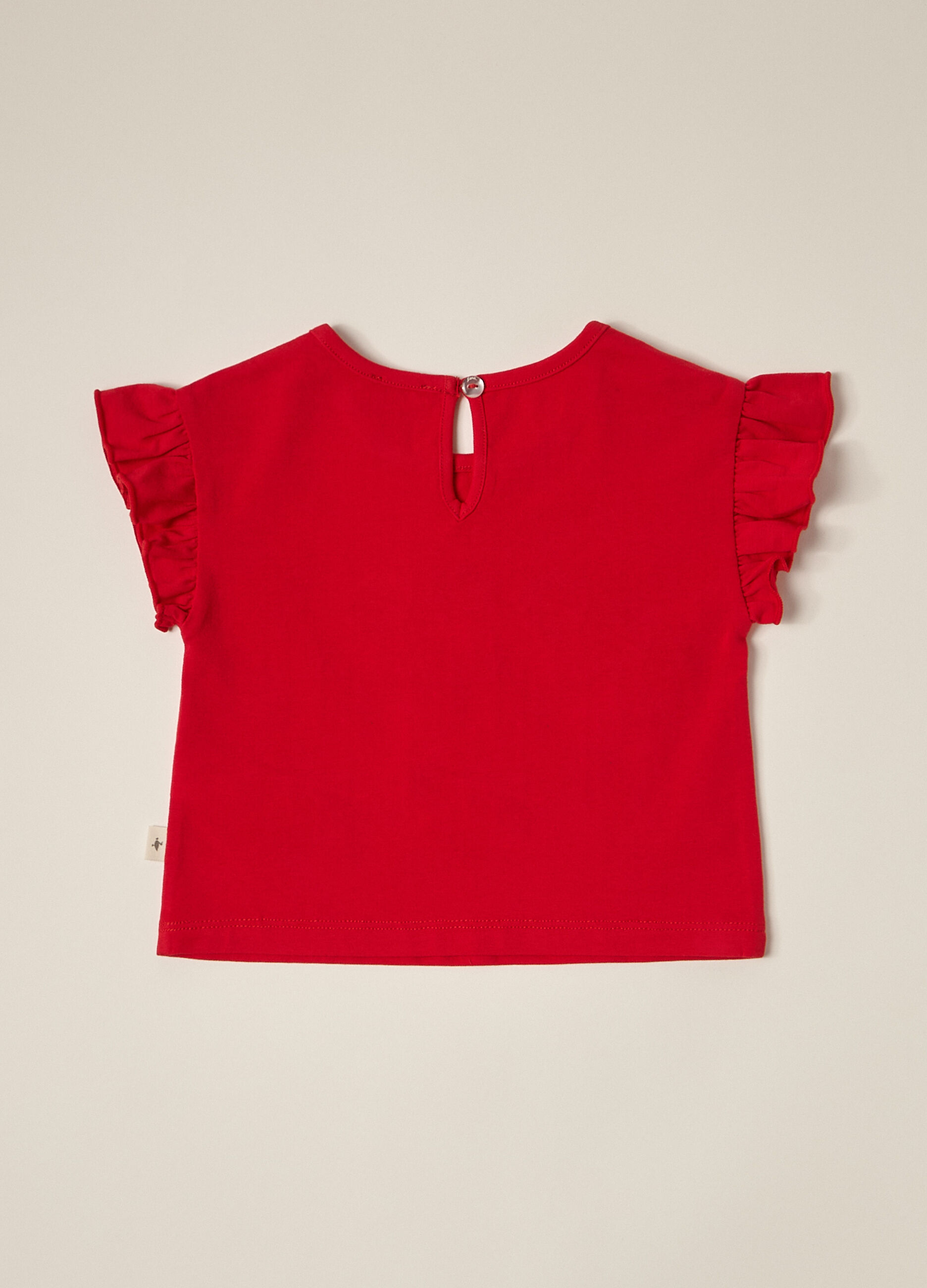 T-shirt in jersey di cotone stretch IANA neonata_2
