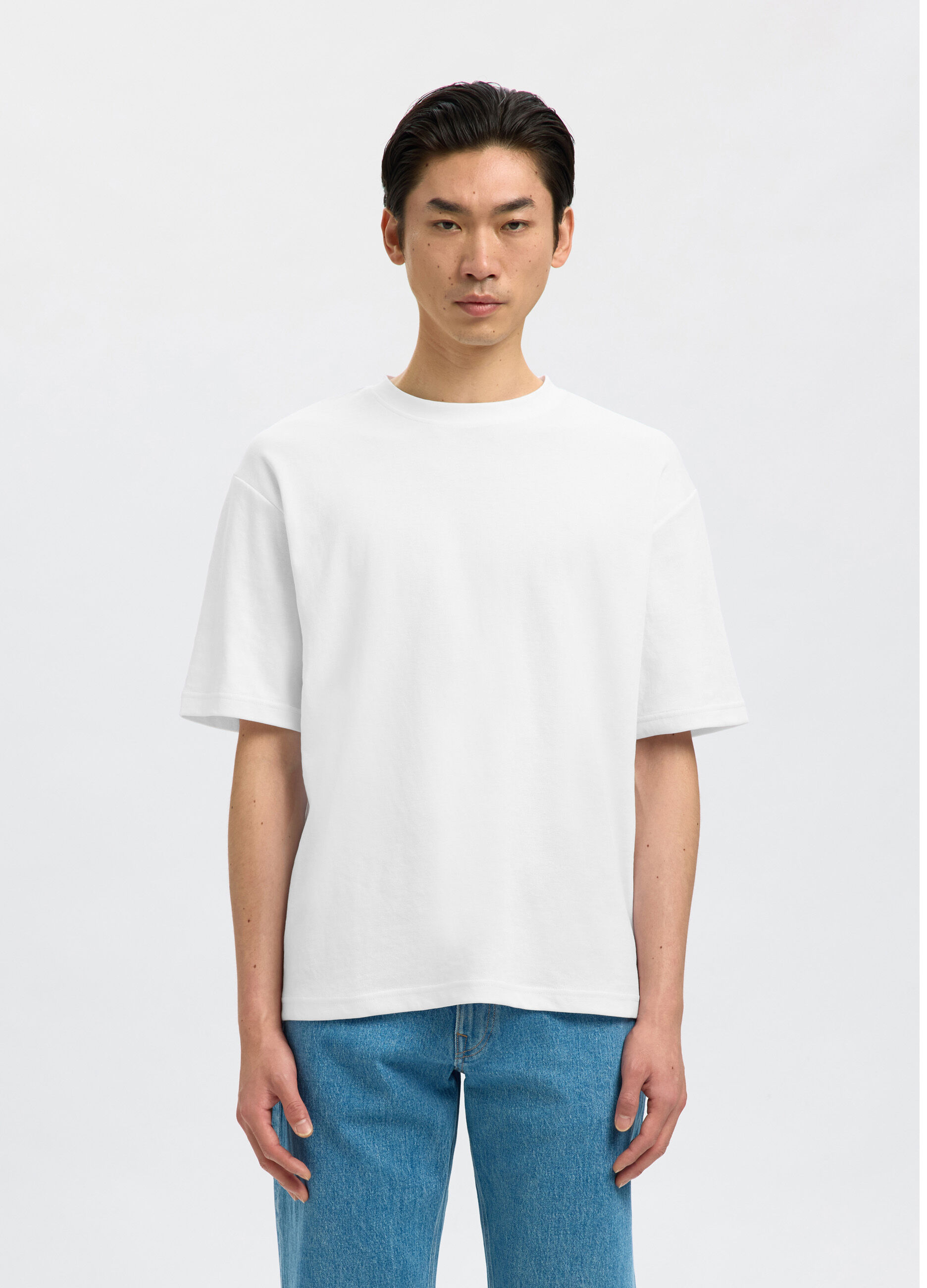 T-shirt girocollo regular fit uomo