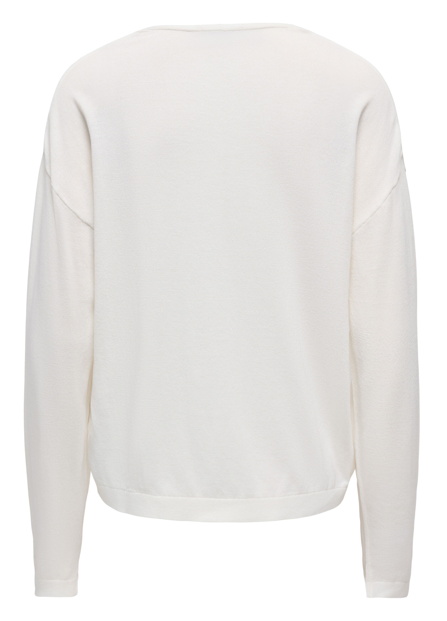 Pullover in maglia con scollo a V_1