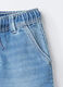 Pantaloni cargo in denim misto cotone stretch Straight Fit bambino_2