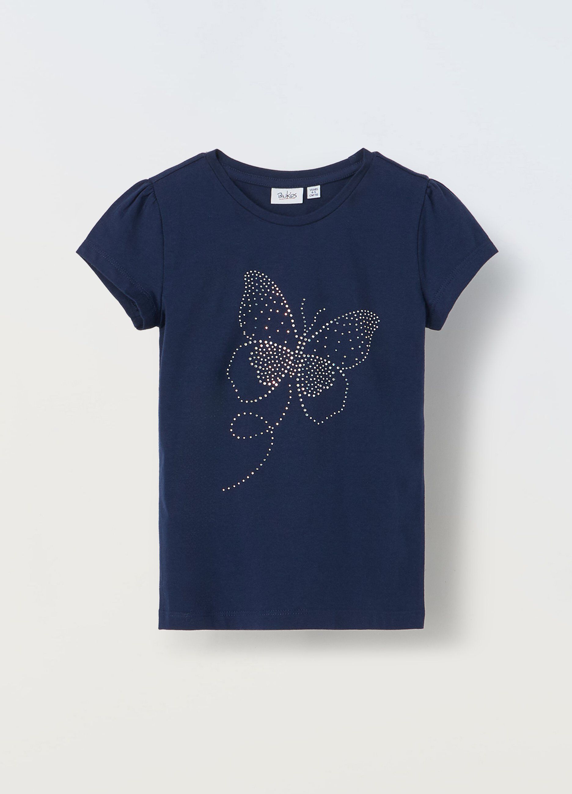 T-shirt in puro cotone bambina