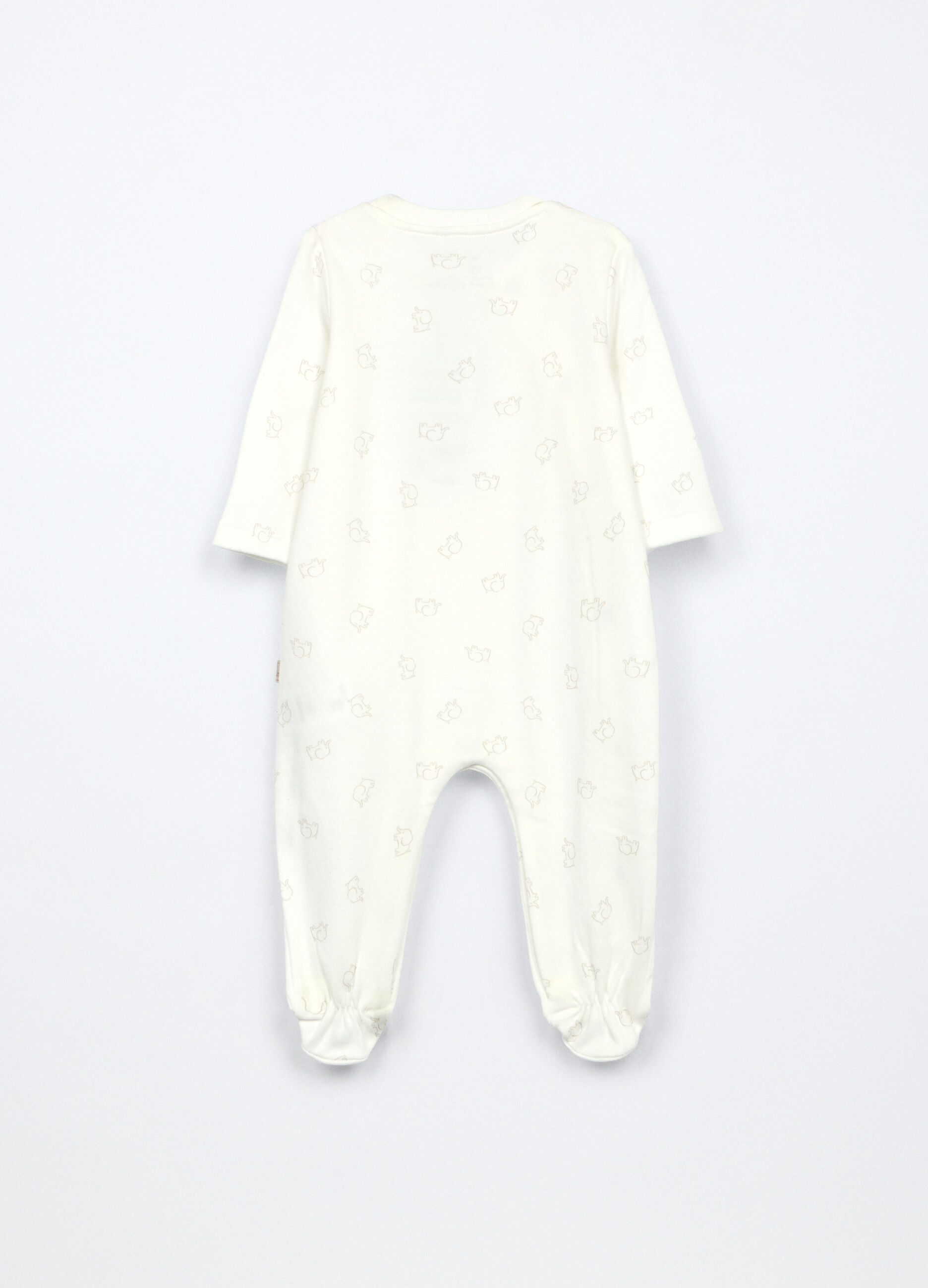 Tutina in interlock di puro cotone neonato