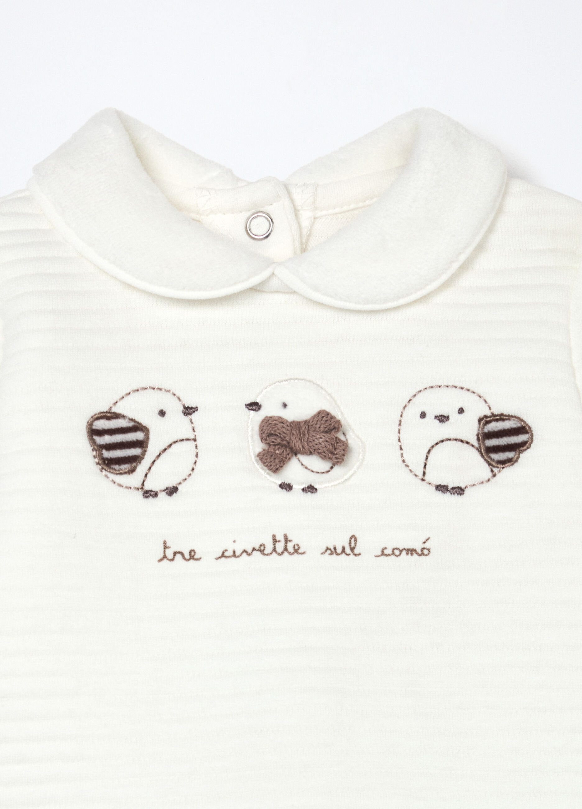 Set in matelass&eacute; misto cotone neonata_3