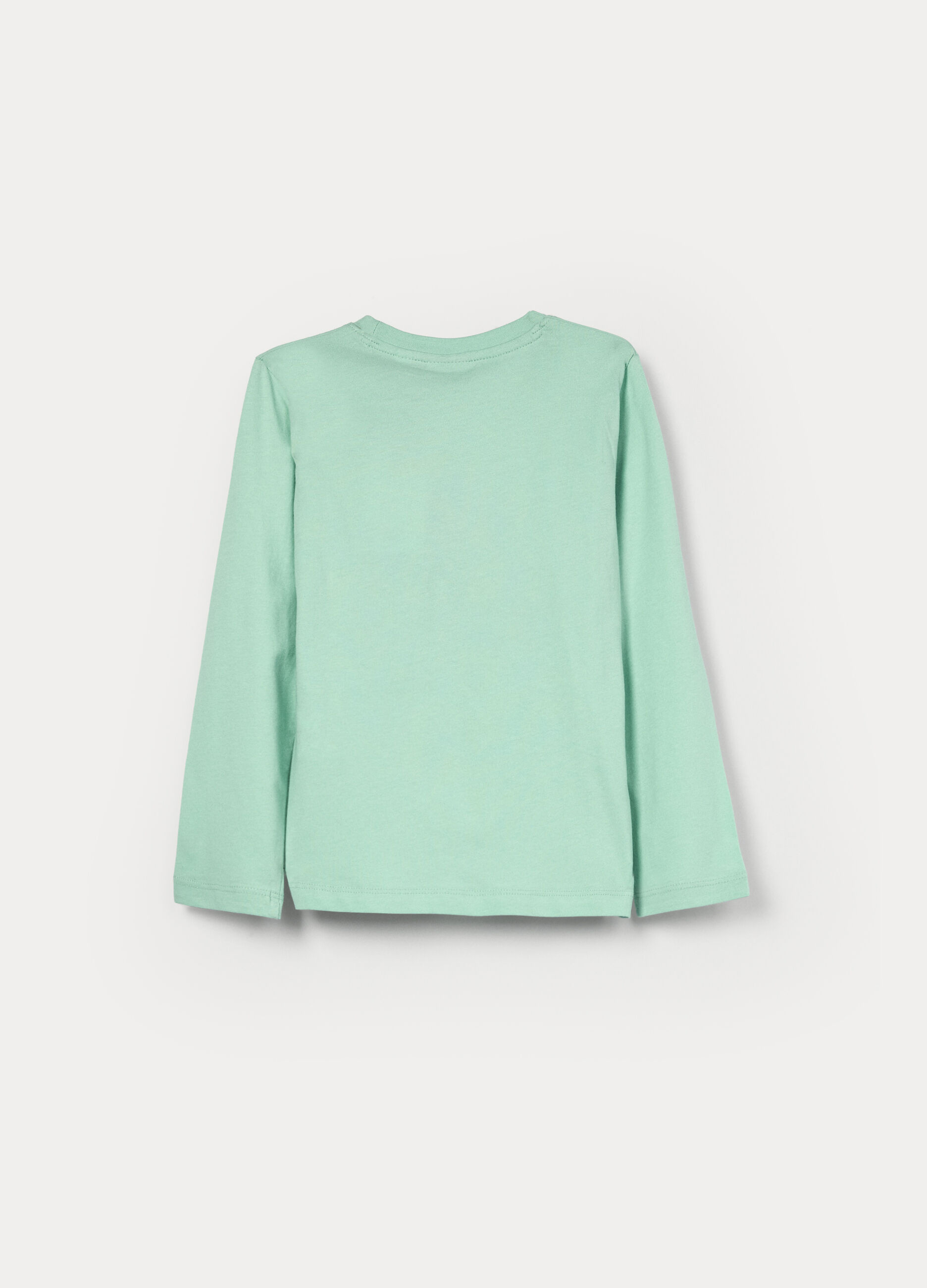 T-shirt in jersey di puro cotone bambina_1