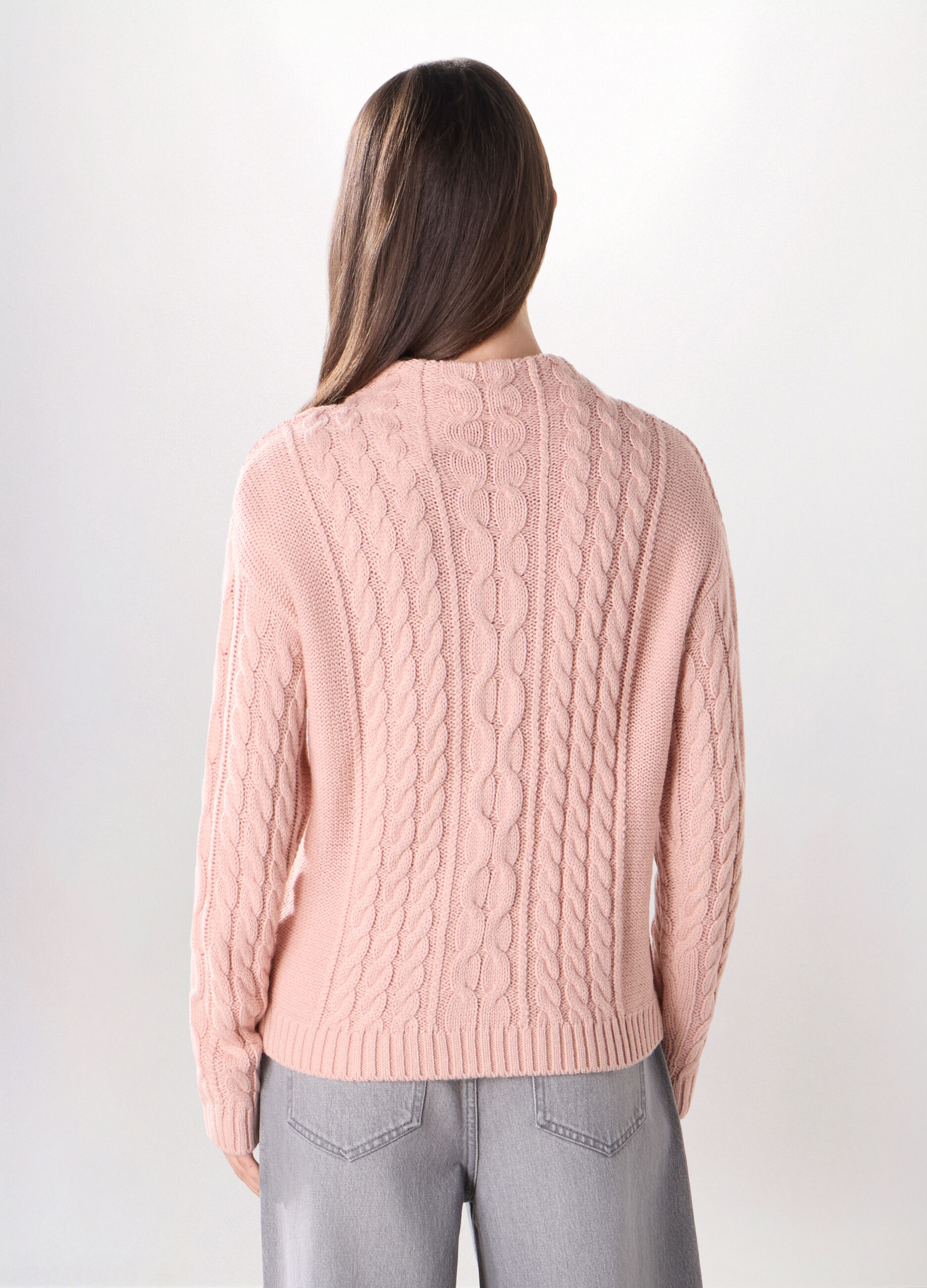 Tricot a treccia donna_1