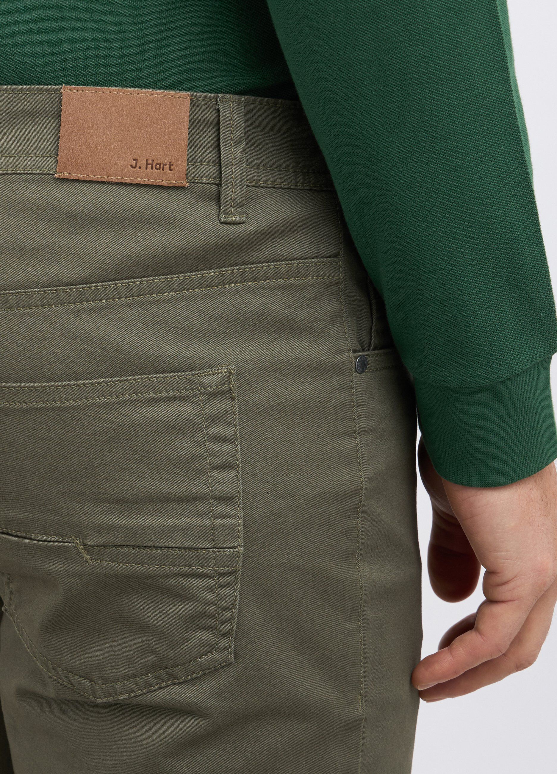 Pantaloni in cotone stretch uomo_2