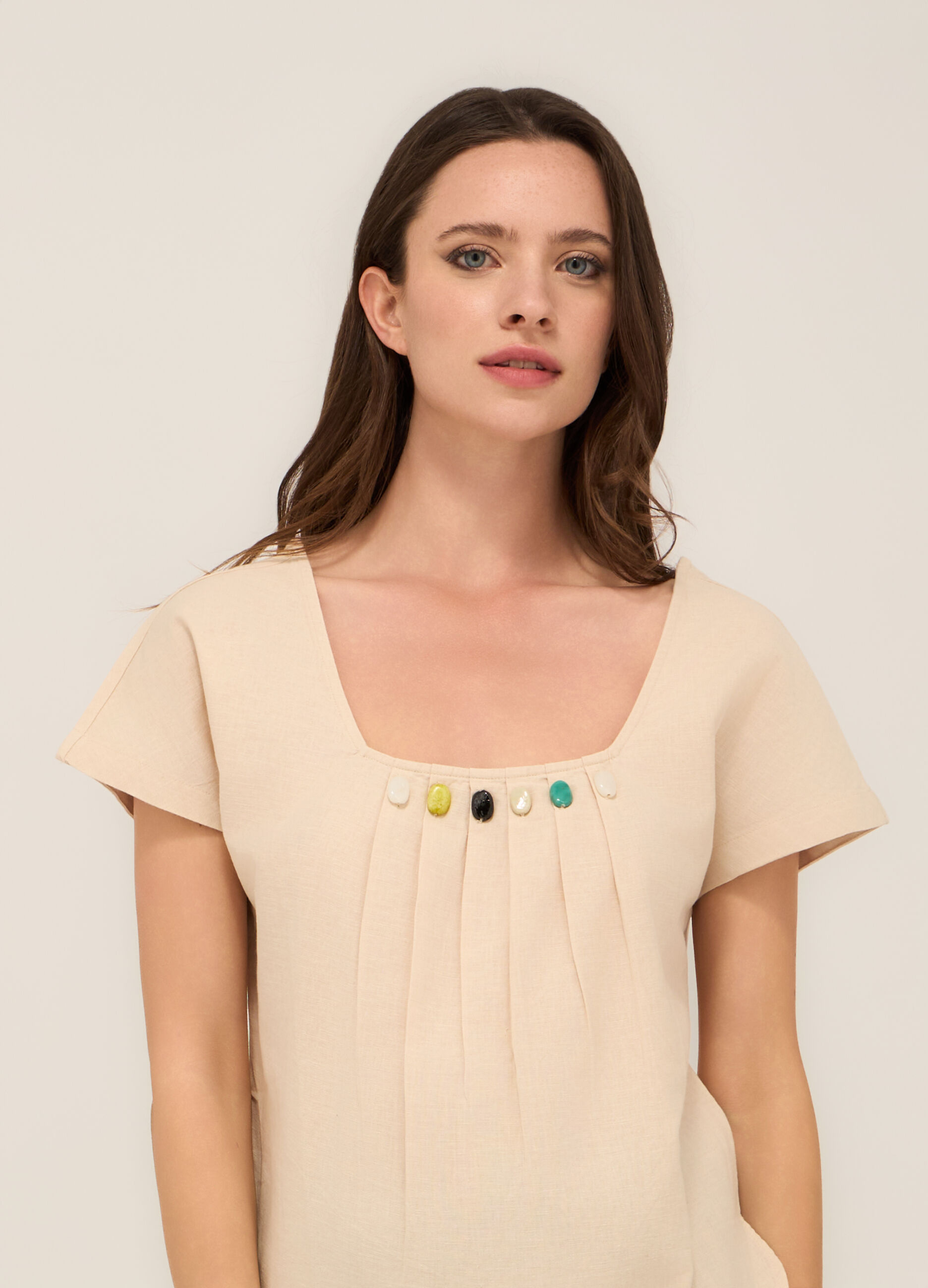 Blusa misto lino donna_2