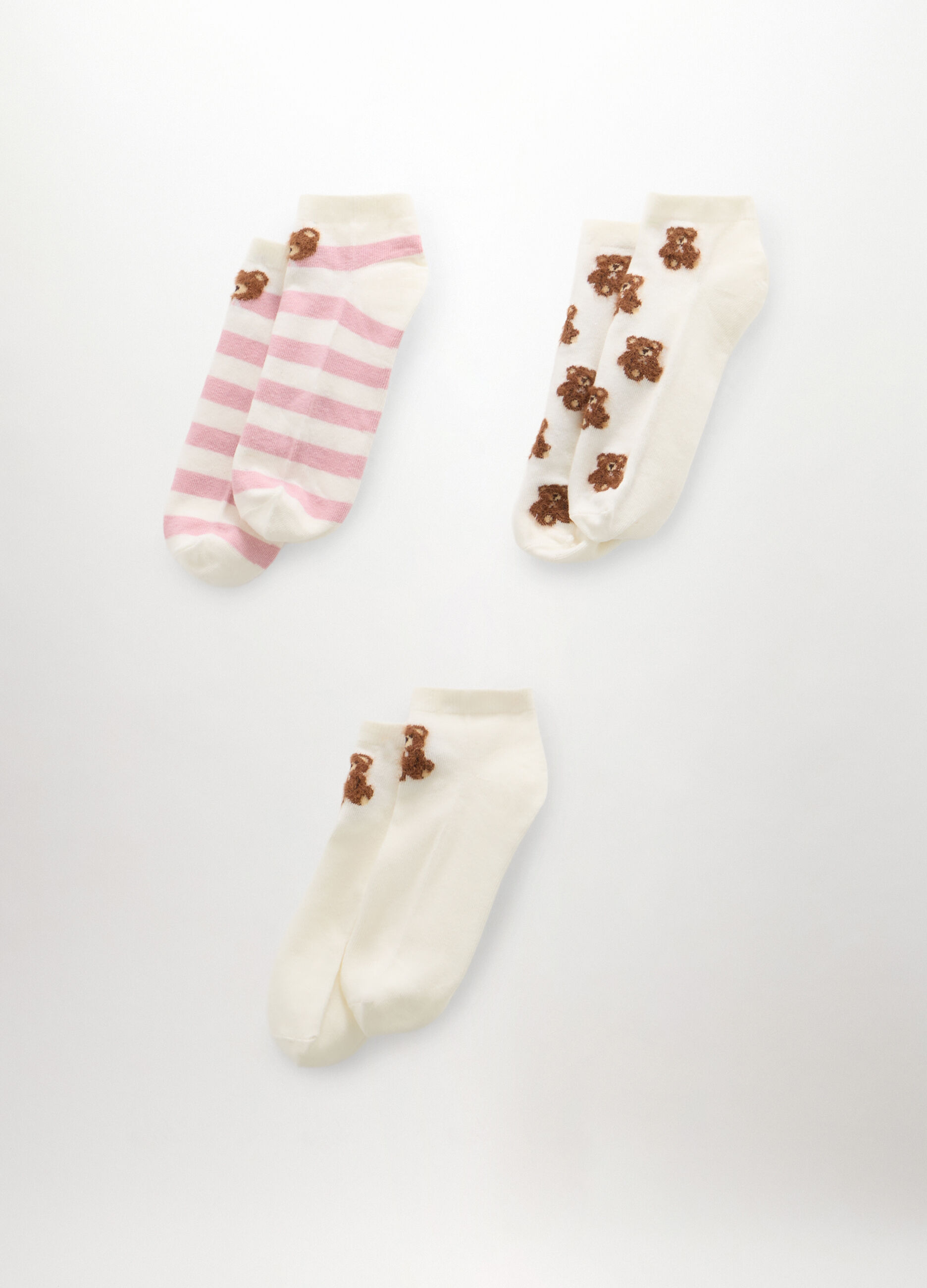 Pack 3 calze extra corte misto cotone donna_0