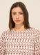 Blusa in puro cotone con ricami donna_2