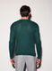 Maglione a costa piatta in cotone e modal uomo_1