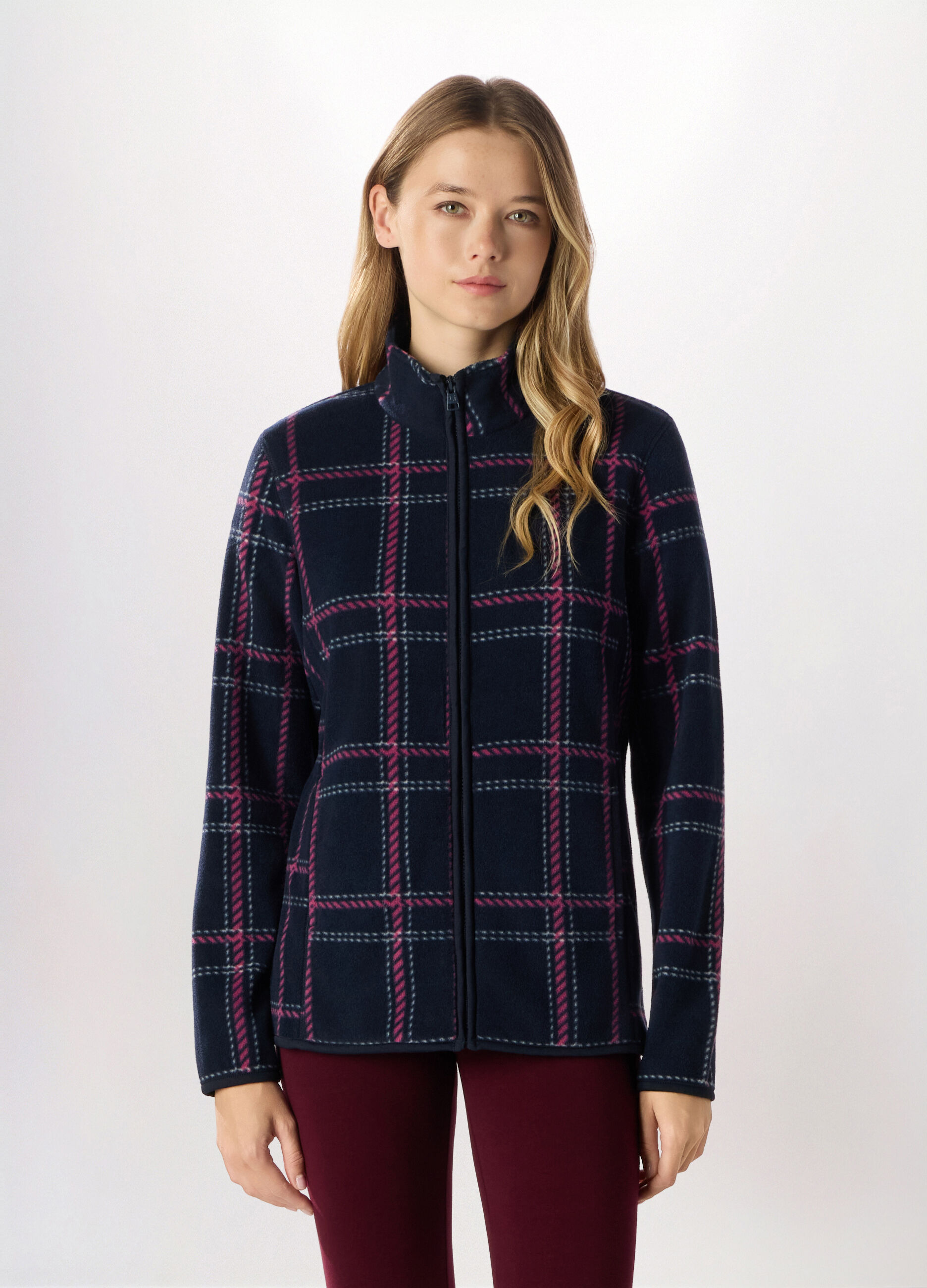 Felpa full zip in pile donna Holistic fitness_0