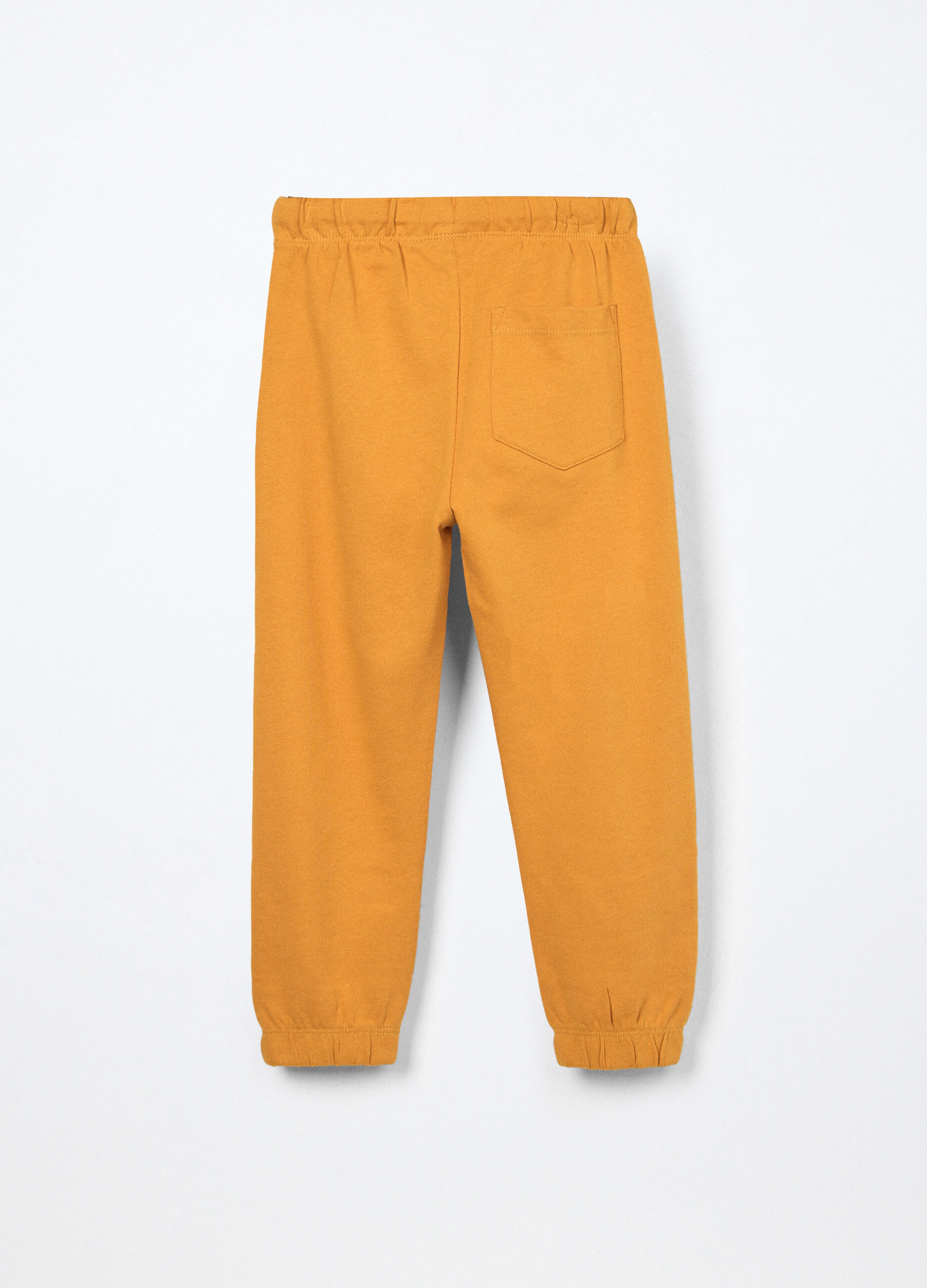 Jogger in french terry di puro cotone ragazzo_1