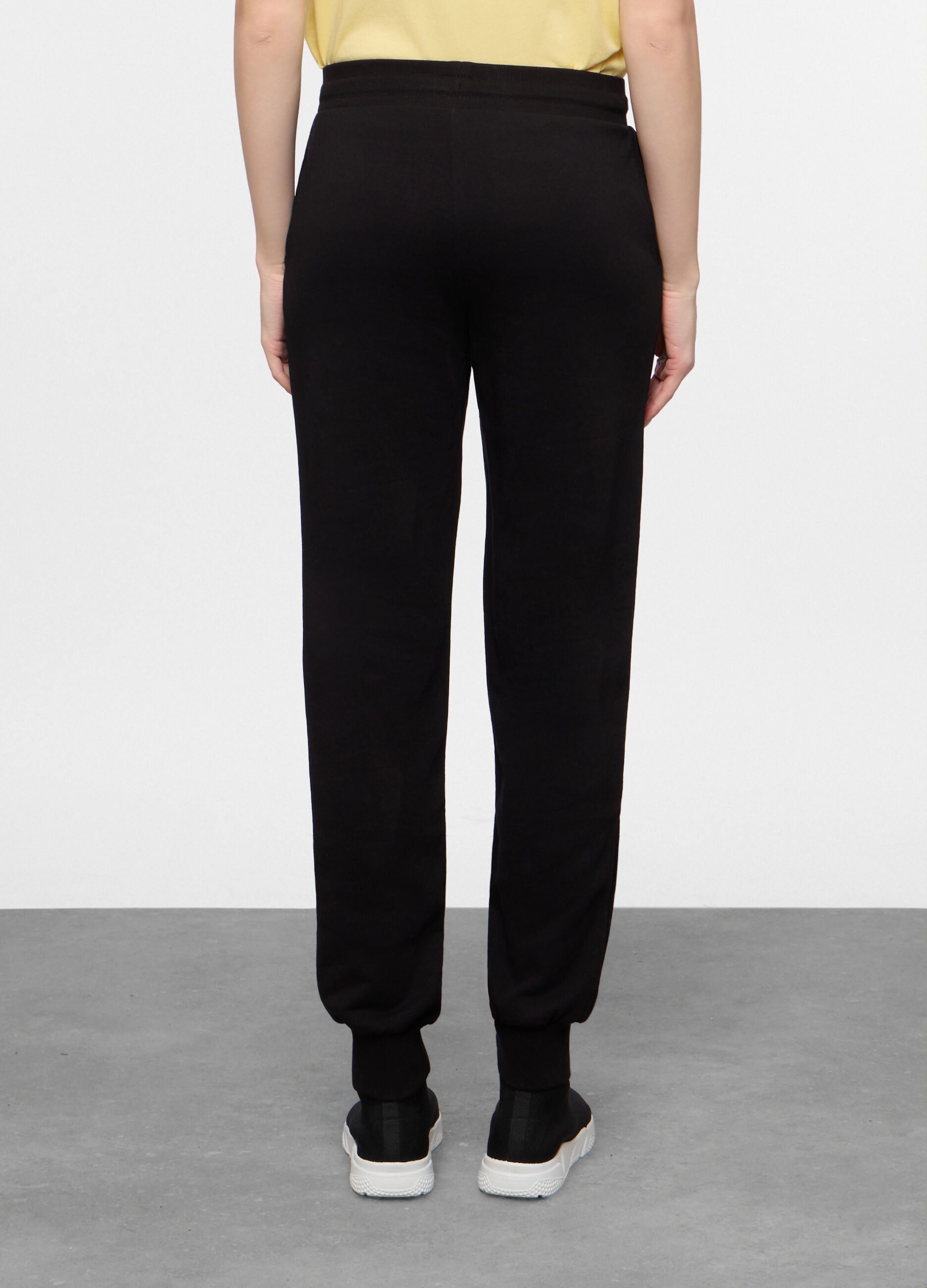 Jogger in french terry stretch donna_1