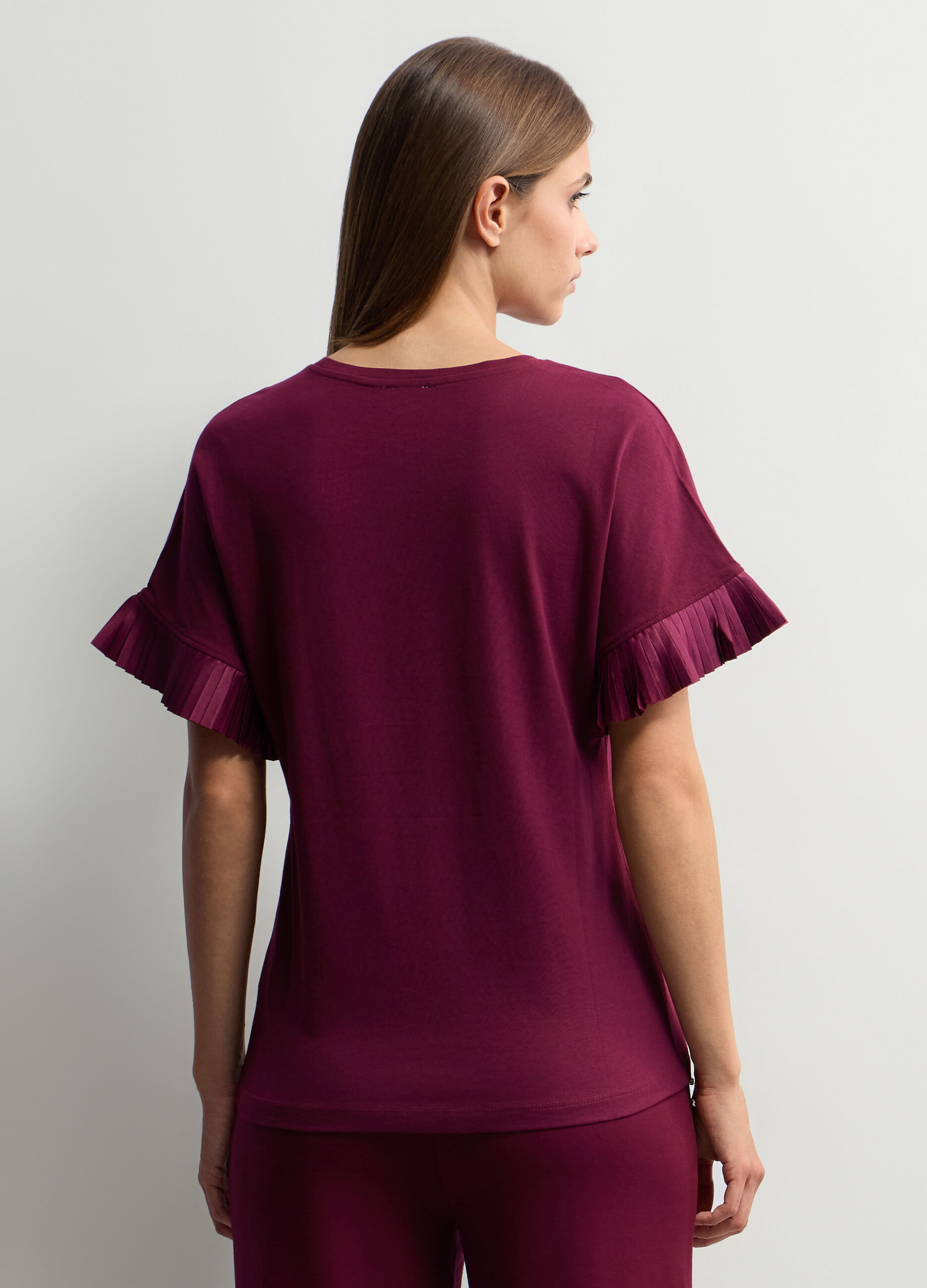 T-shirt girocollo donna_1