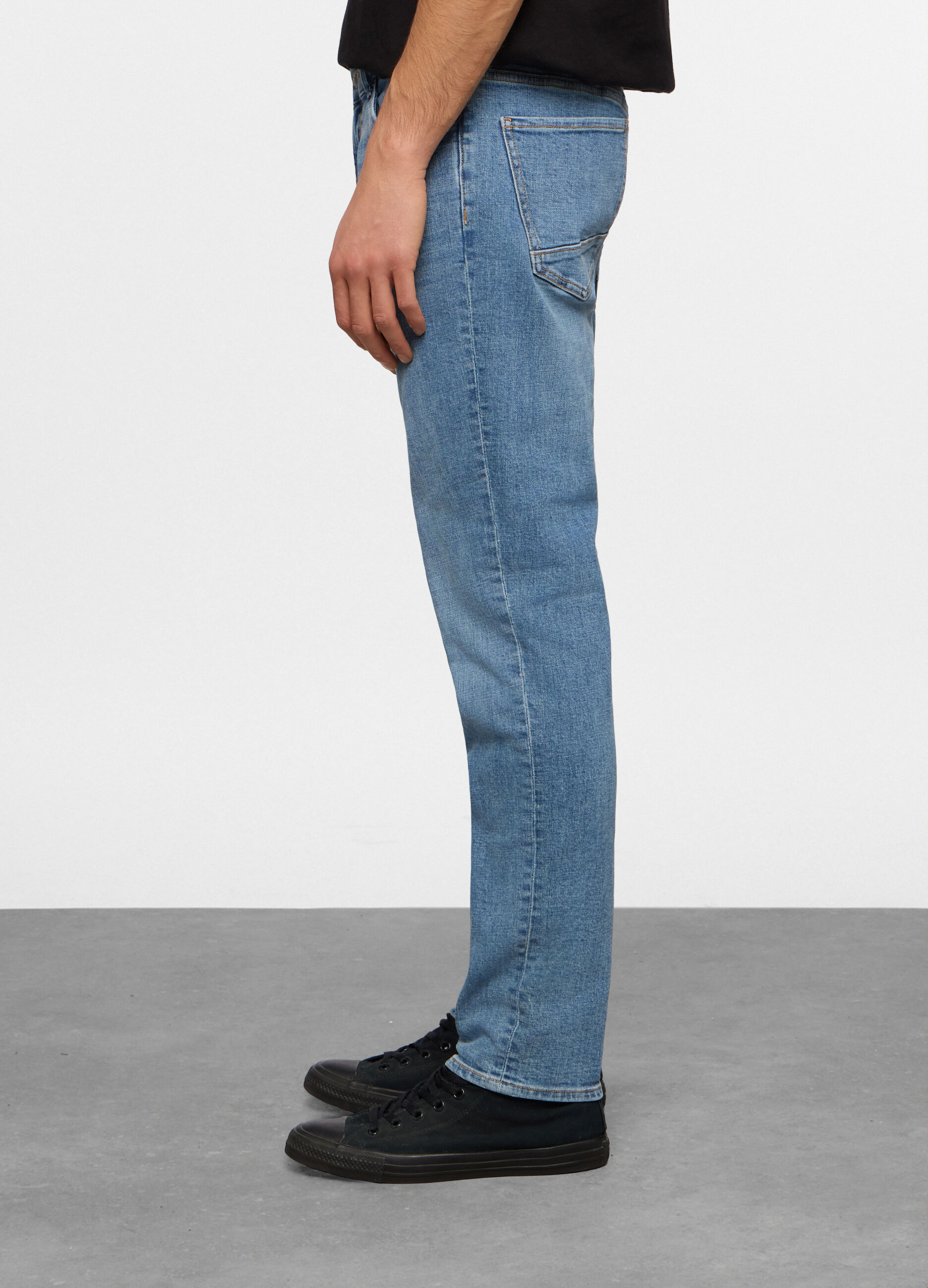 Jeans 5 tasche slim fit in denim stretch uomo_1