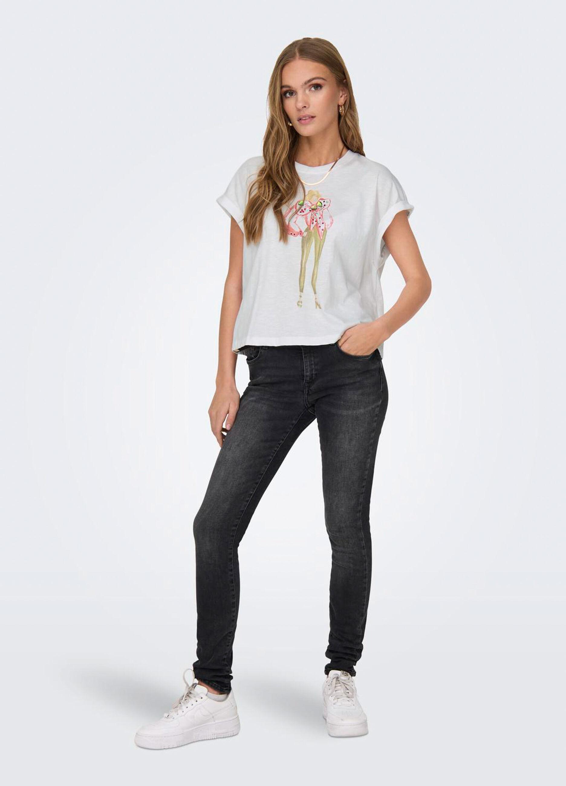 T-shirt con stampa donna