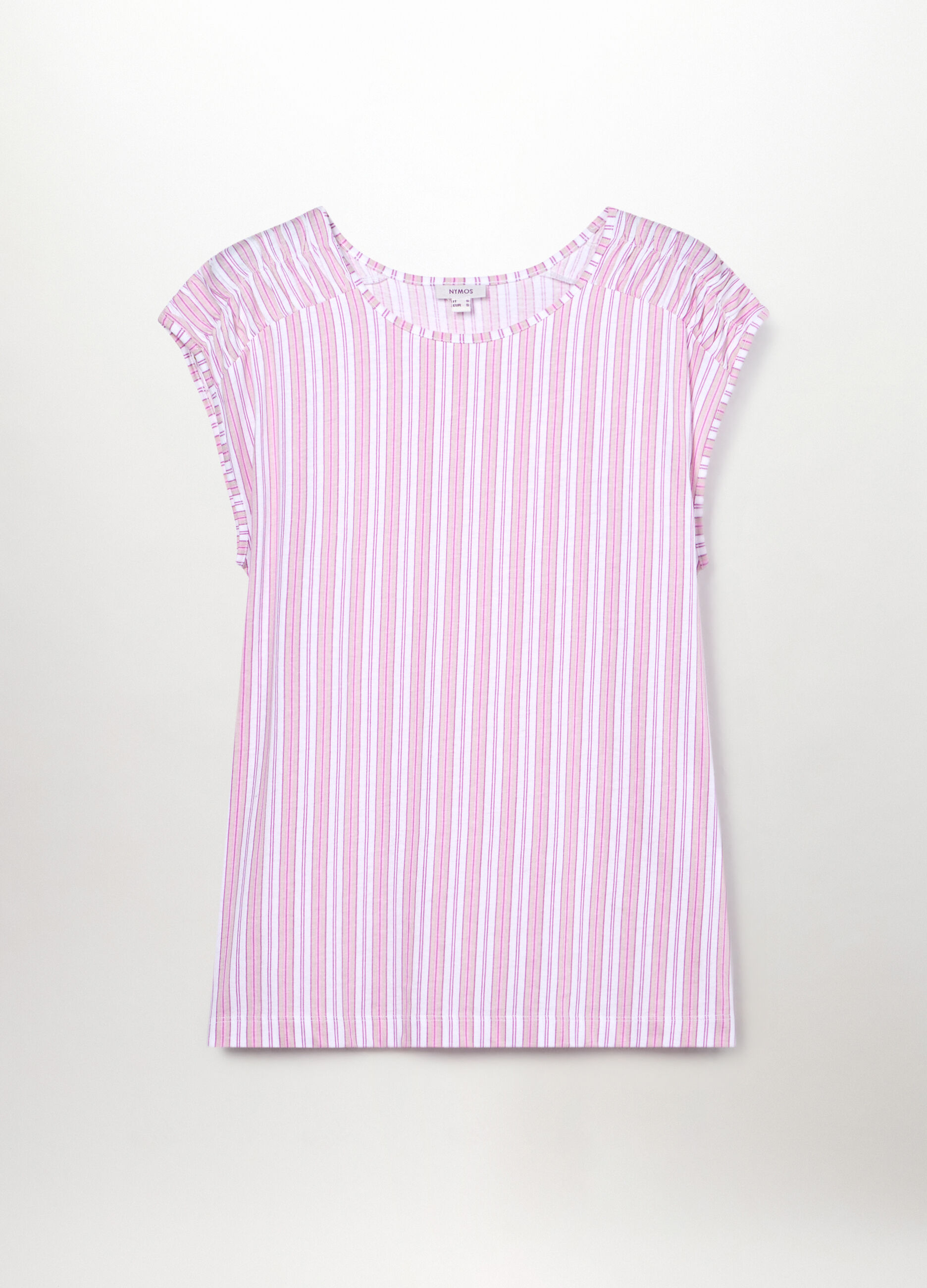 T-shirt pigiama in jersey di puro cotone donna_0