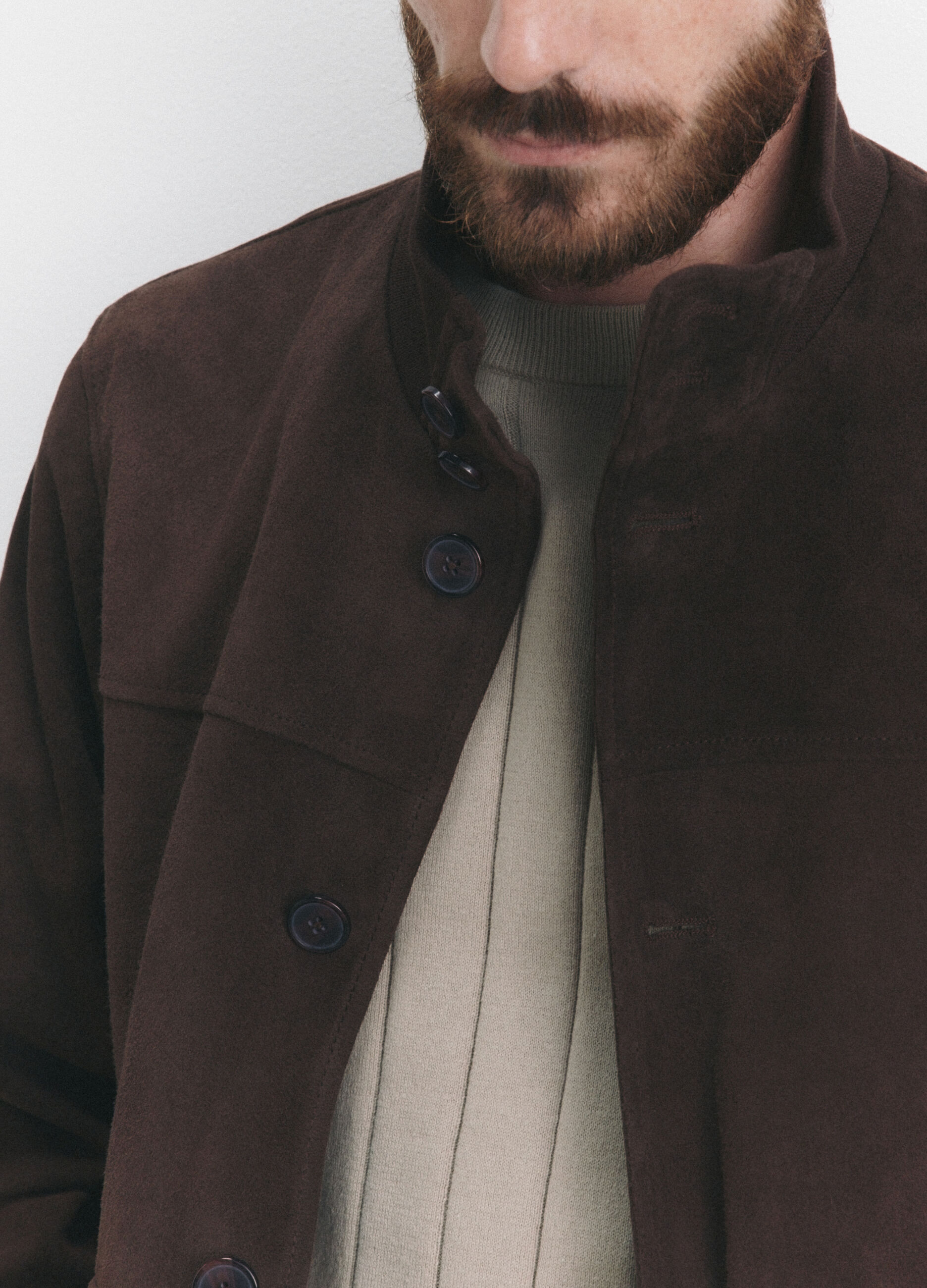 Blouson in vera pelle scamosciata uomo_5