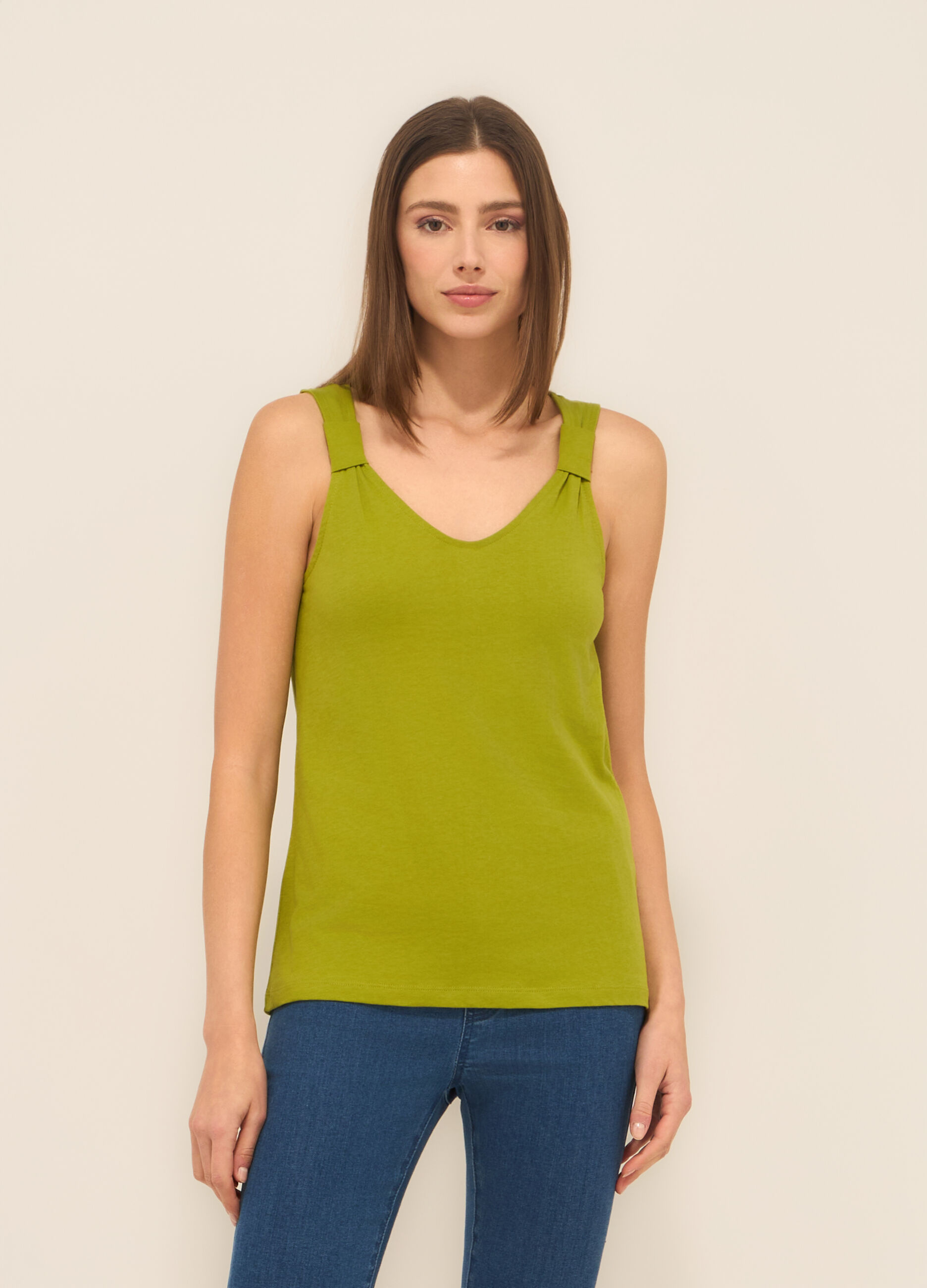 Canotta in puro cotone donna_0