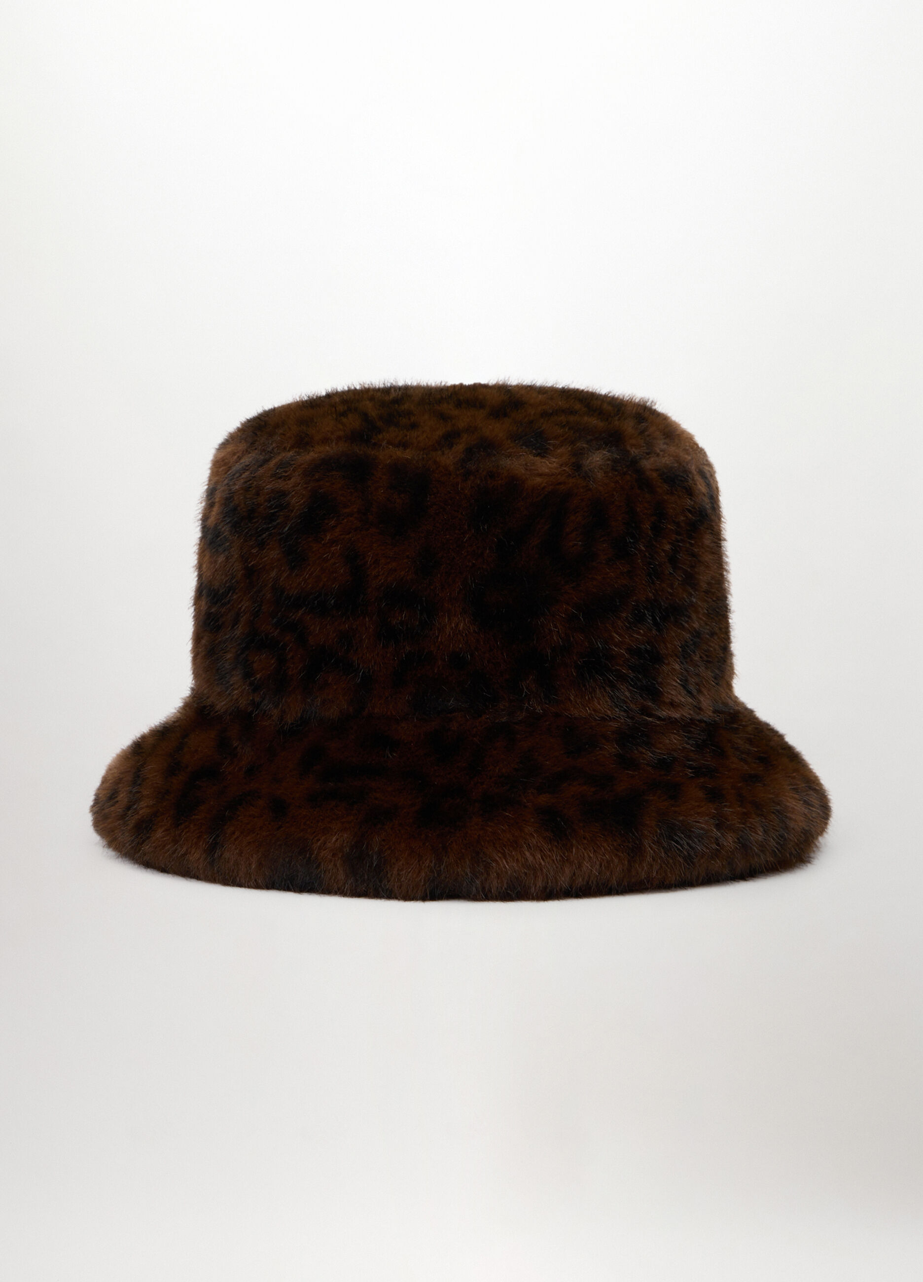Cappello bucket in ecopelliccia donna_1