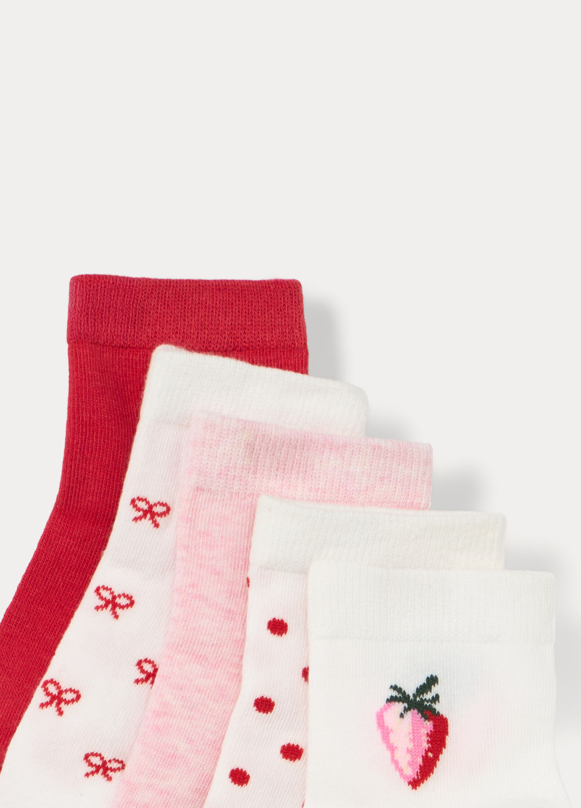 Pack 5 calze corte in cotone stretch _2