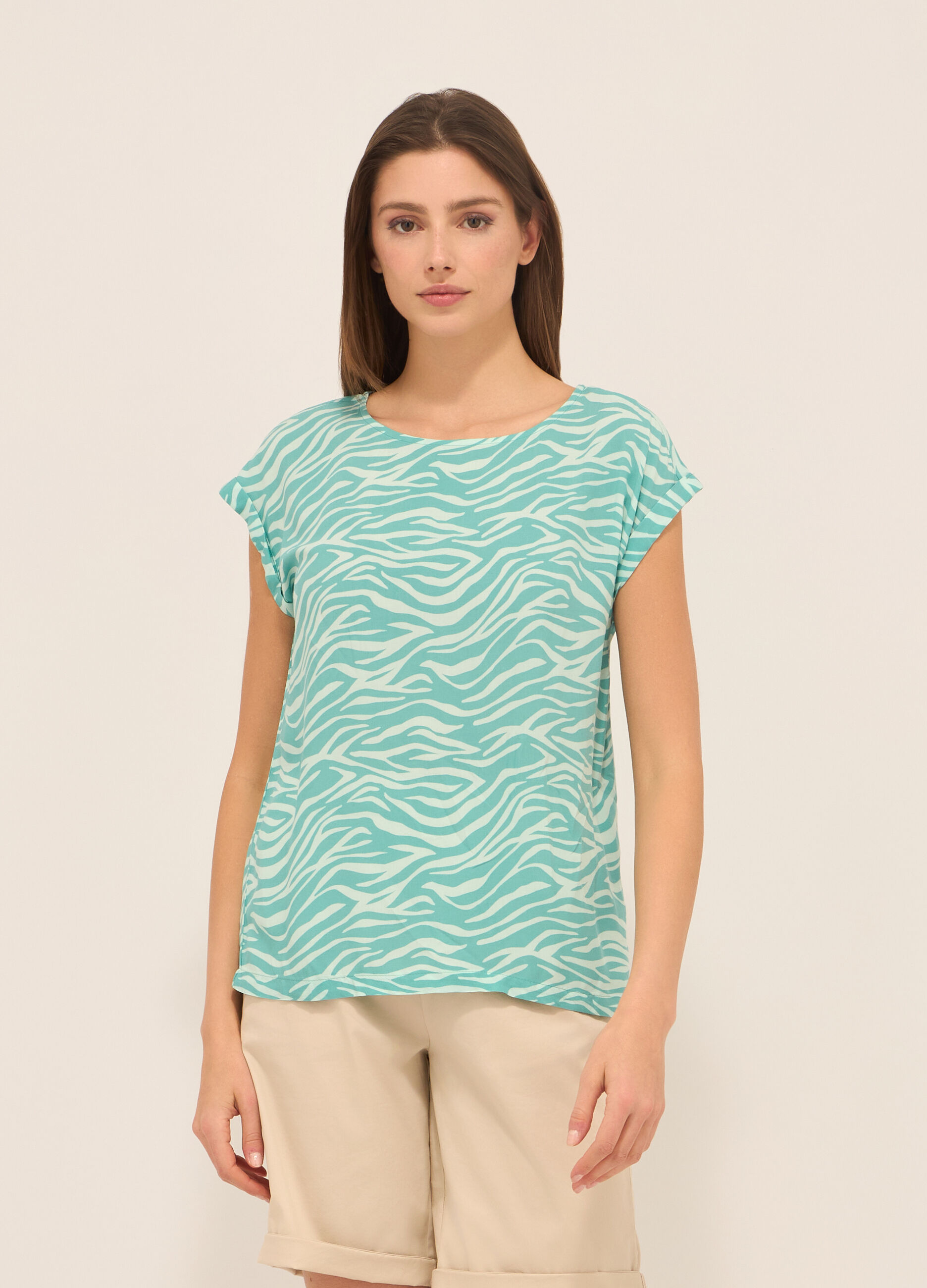 Blusa in pura viscosa donna_0