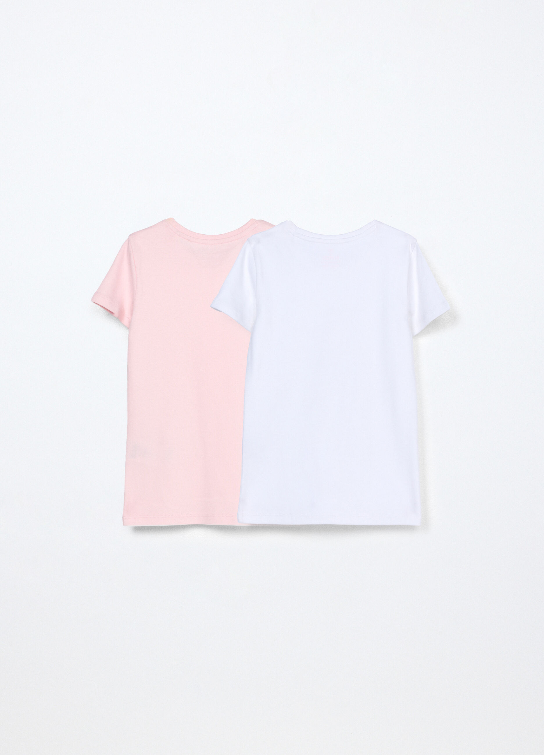 Pack 2 magliette intime in interlock di puro cotone bambina_1