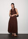 Abito lungo stretch donna_0