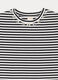 T-shirt in cotone stretch a righe donna_6
