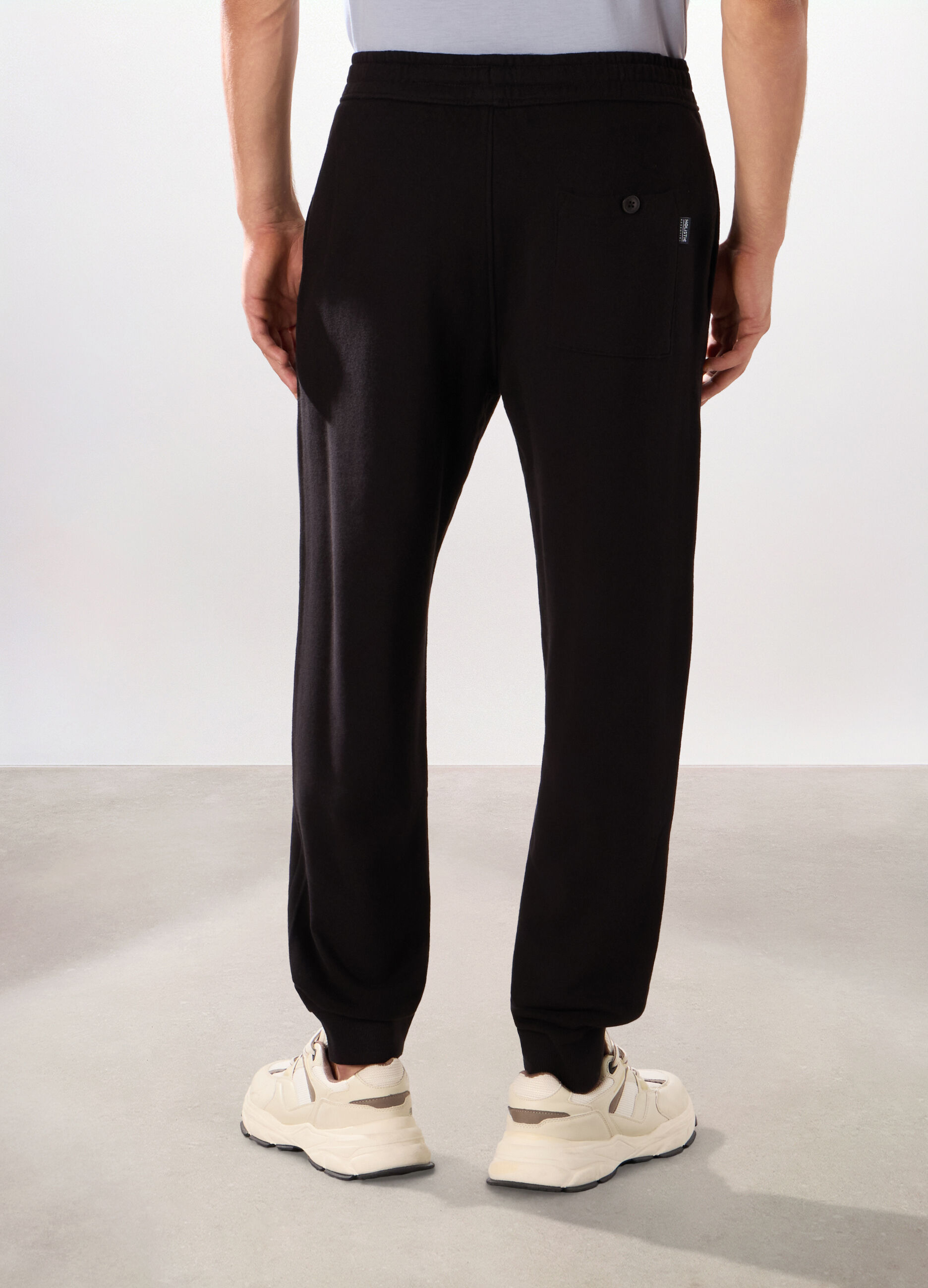 Jogger slim in puro cotone uomo_1