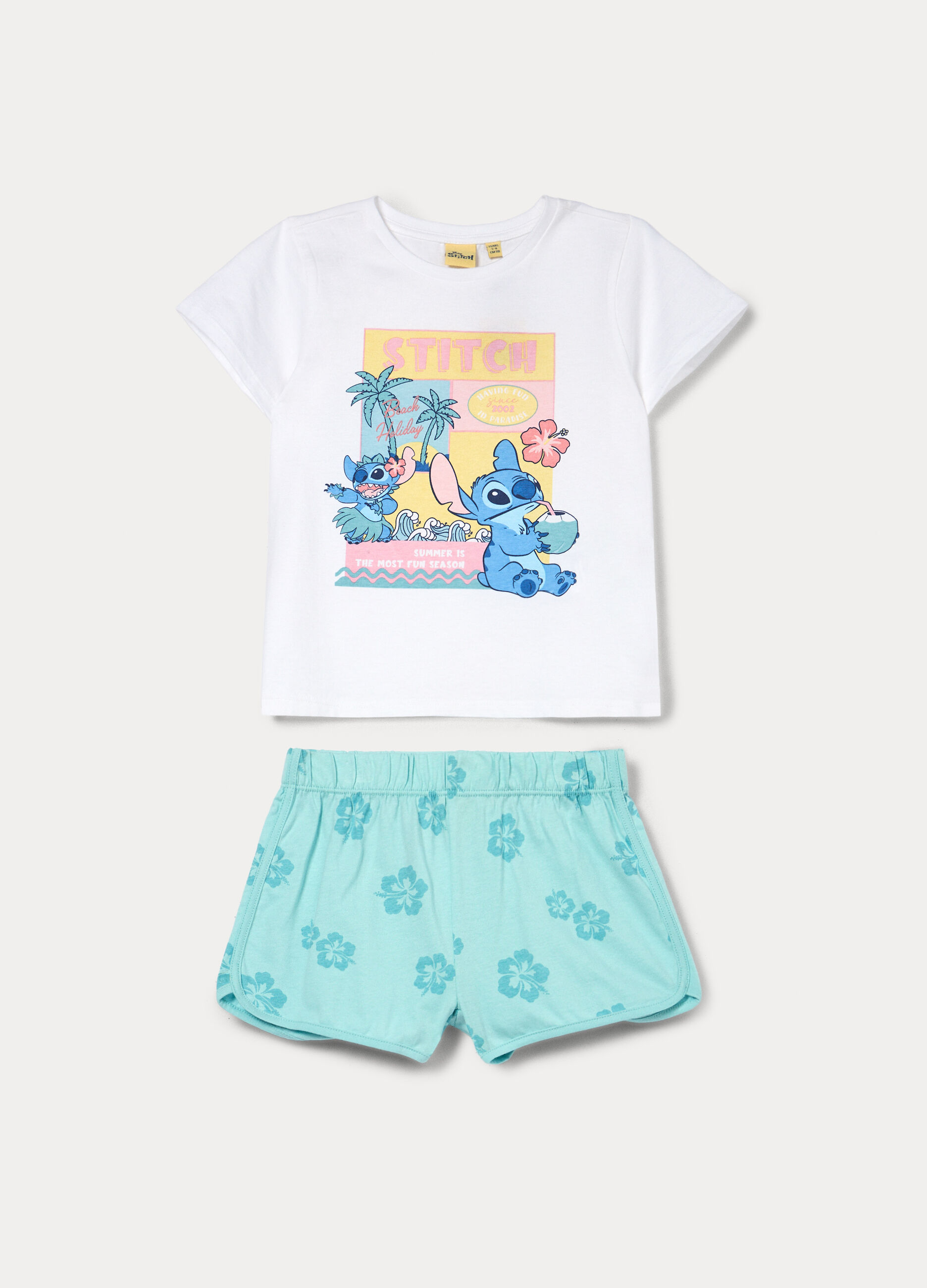 Set pigiama Disney corto in jersey bambina_0