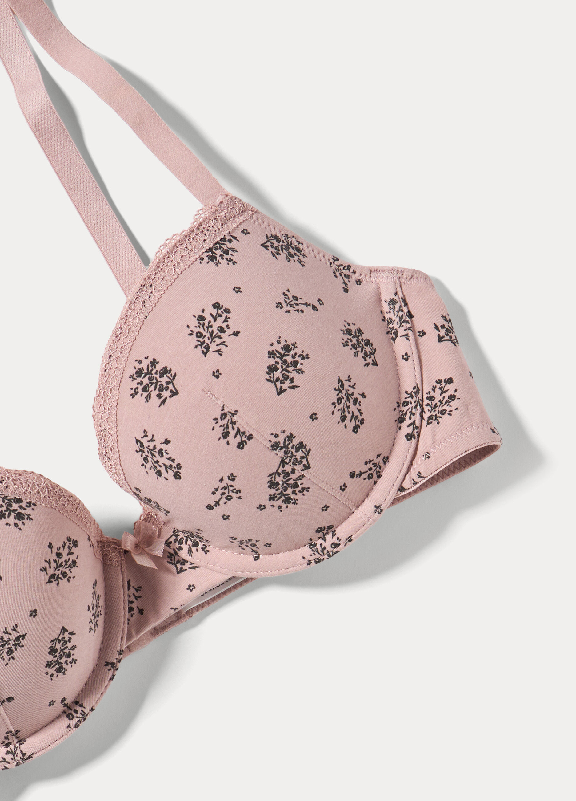 Pack 2 reggiseni a balconcino in jersey di cotone stretch donna_1