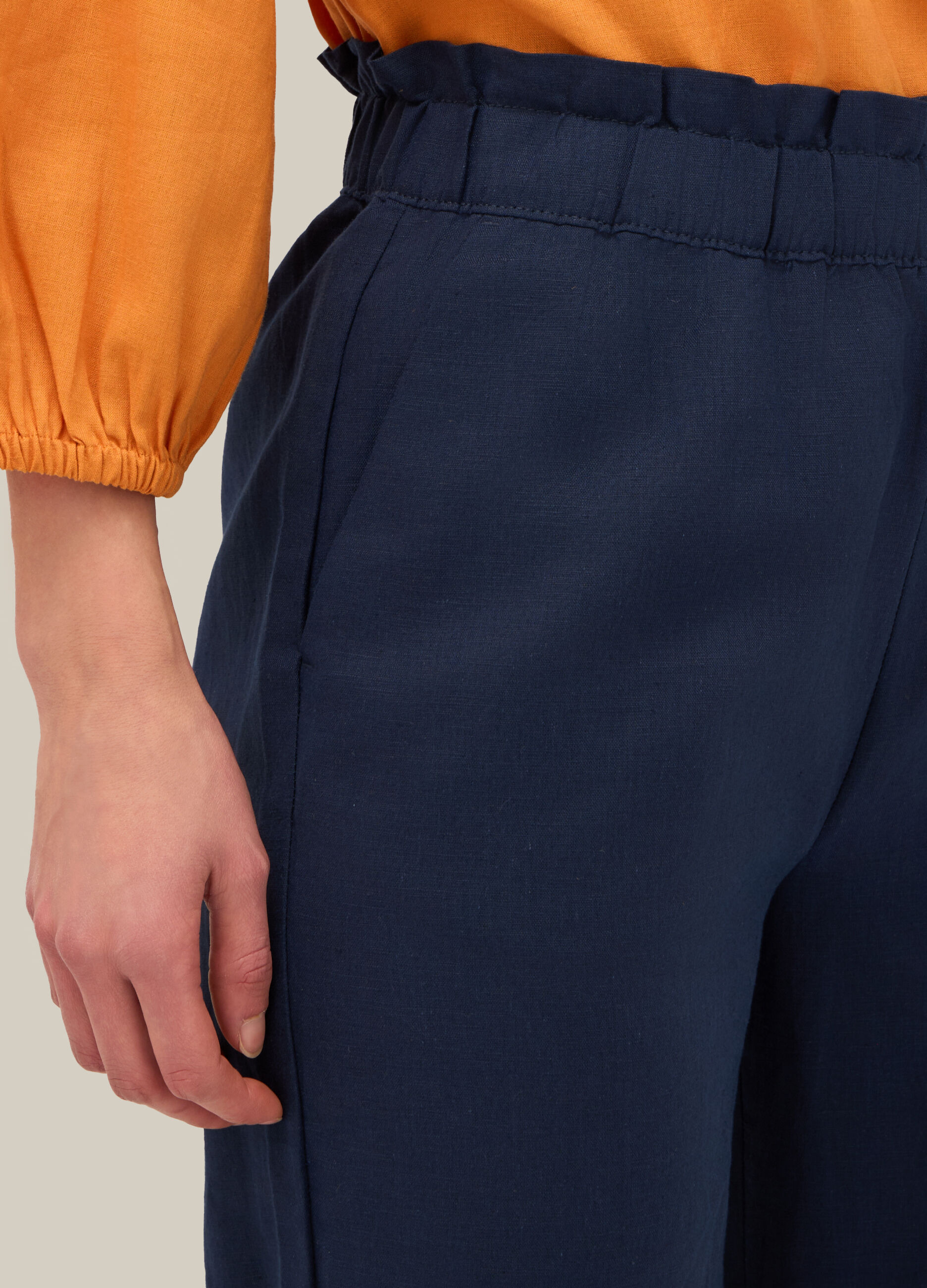 Pantaloni misto lino donna_2