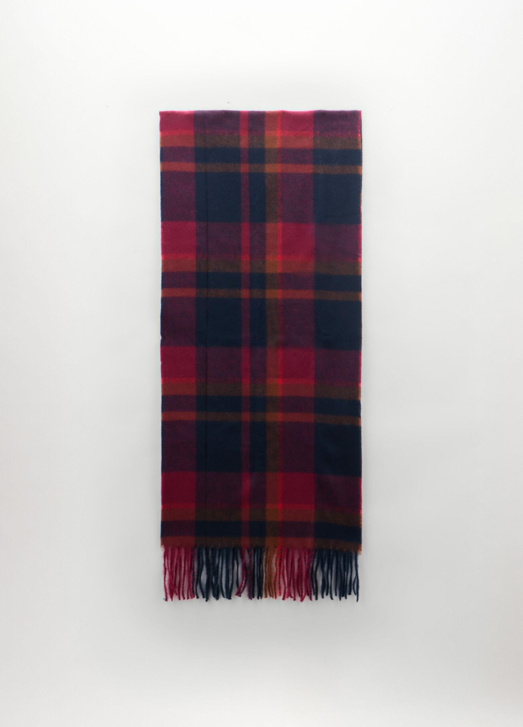 Sciarpa misto viscosa a quadri donna_0