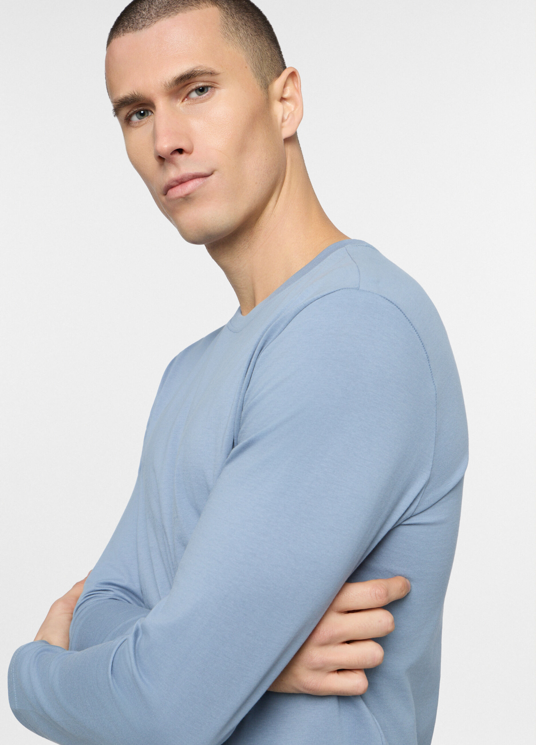 Maglia del pigiama in jersey di cotone uomo_2