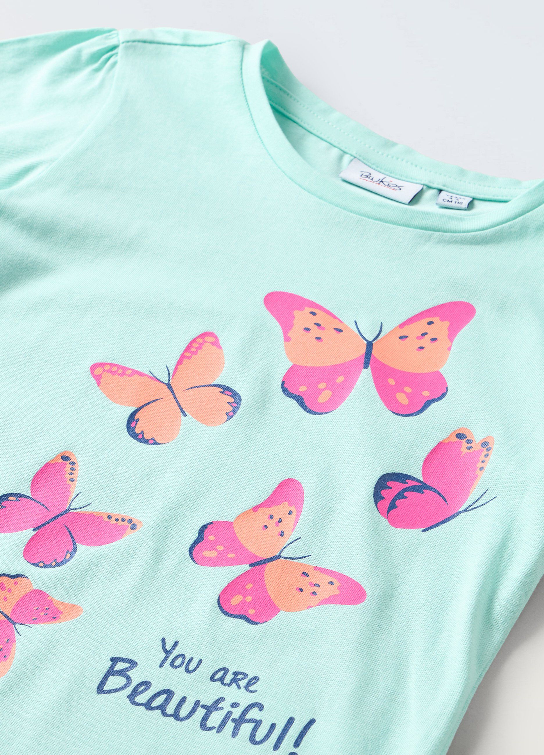 T-shirt in puro cotone bambina