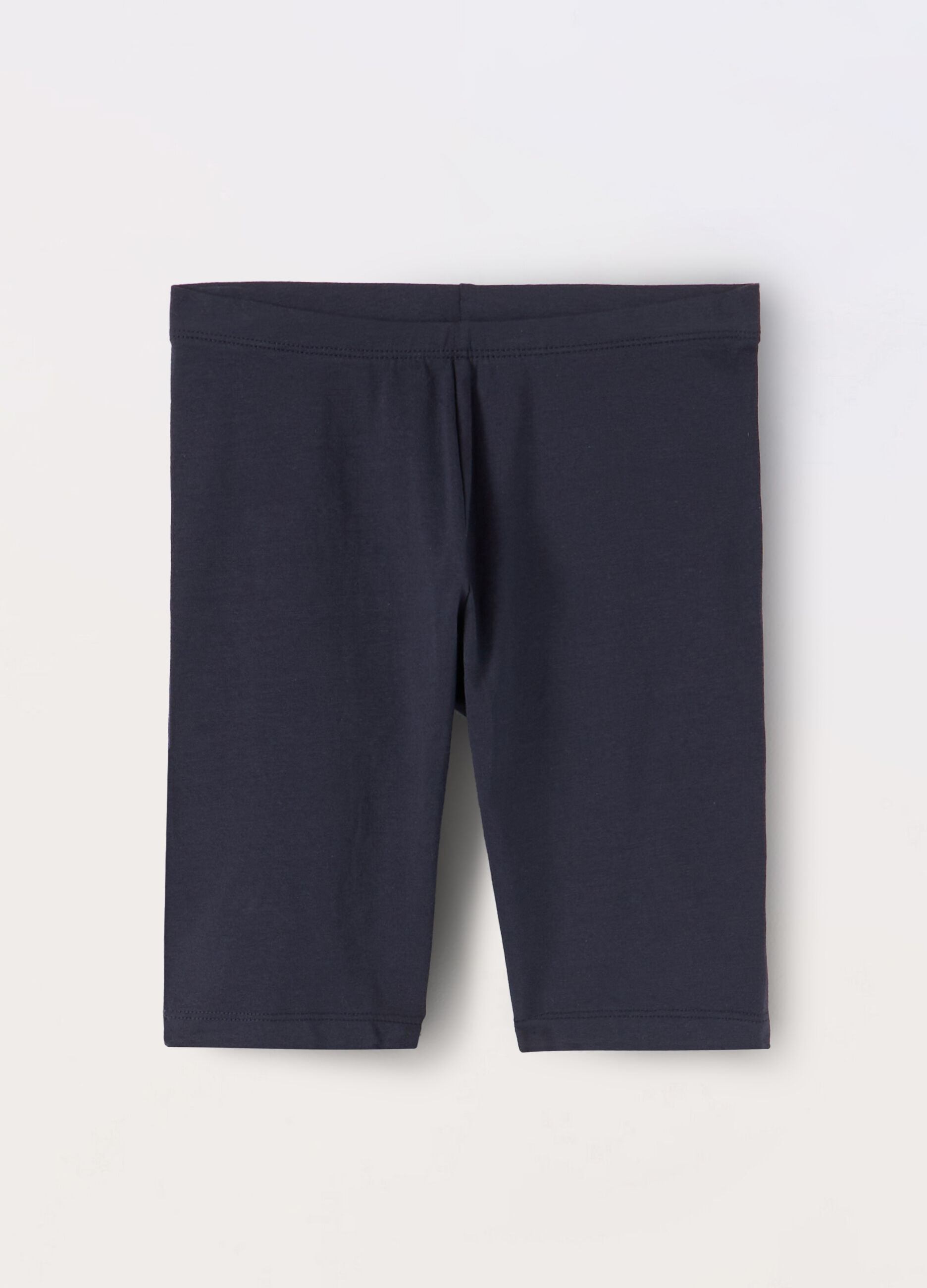 Leggings ciclista in jersey di cotone stretch ragazza_0