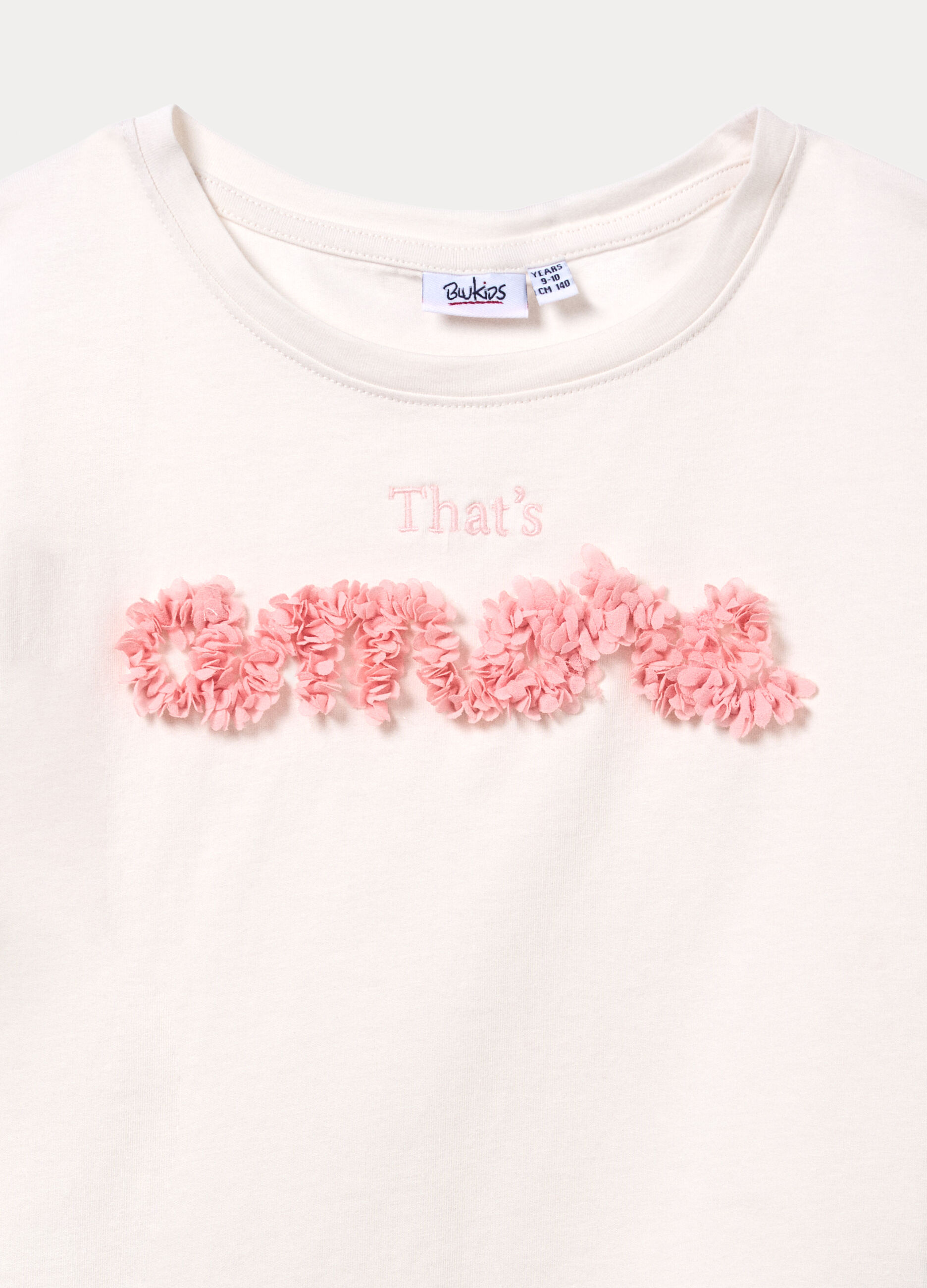 T-shirt girocollo stretch bambina_2