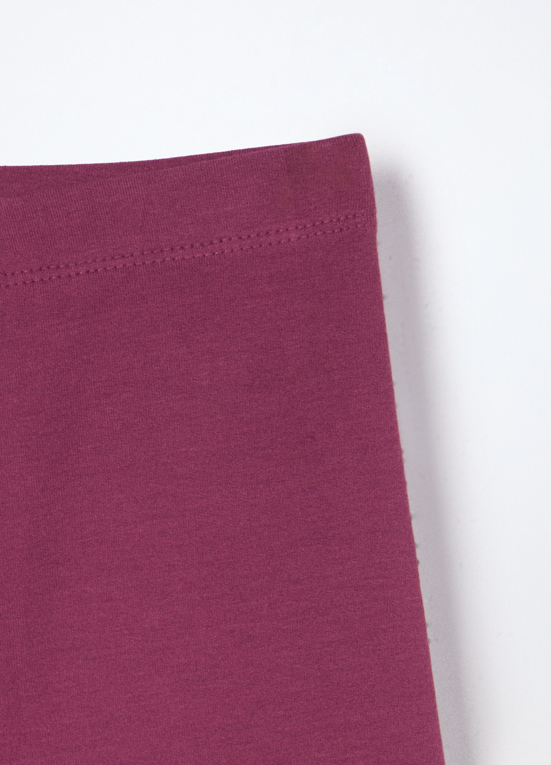 Pack 2 leggings in french terry di cotone stretch bambina_3