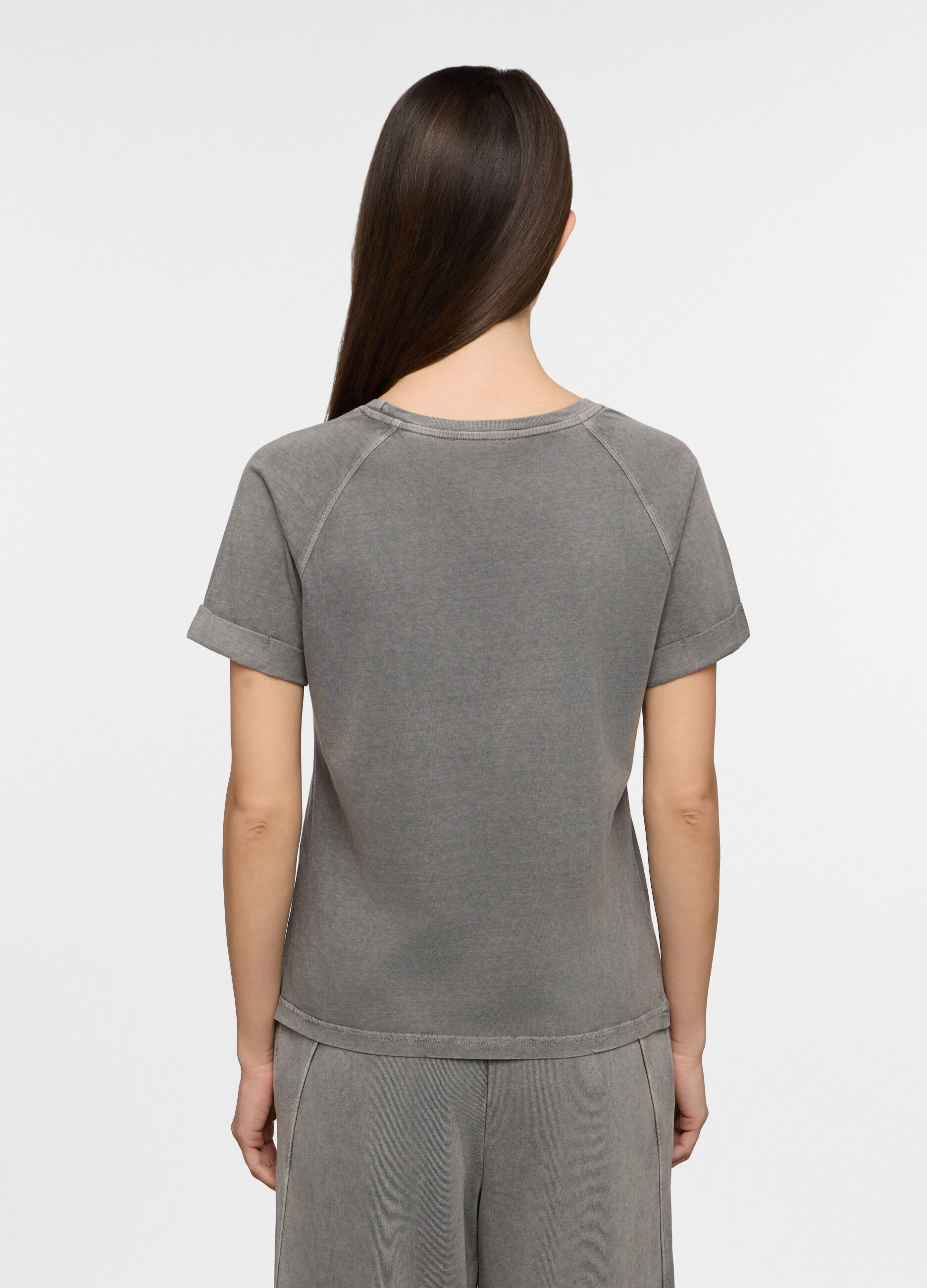 T-shirt girocollo donna_1