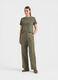 T-shirt girocollo stretch donna_0