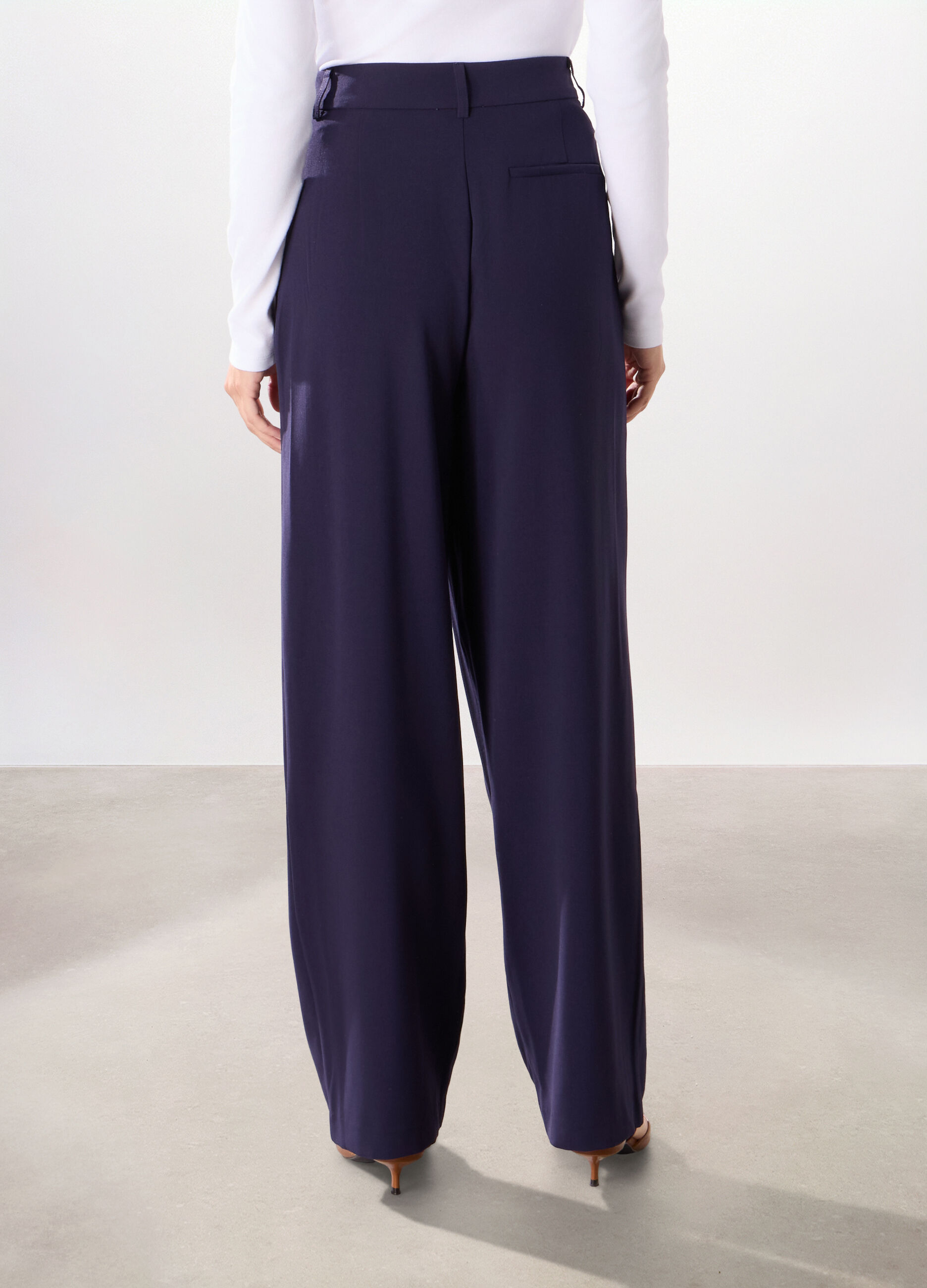 Pantaloni misto viscosa donna_1