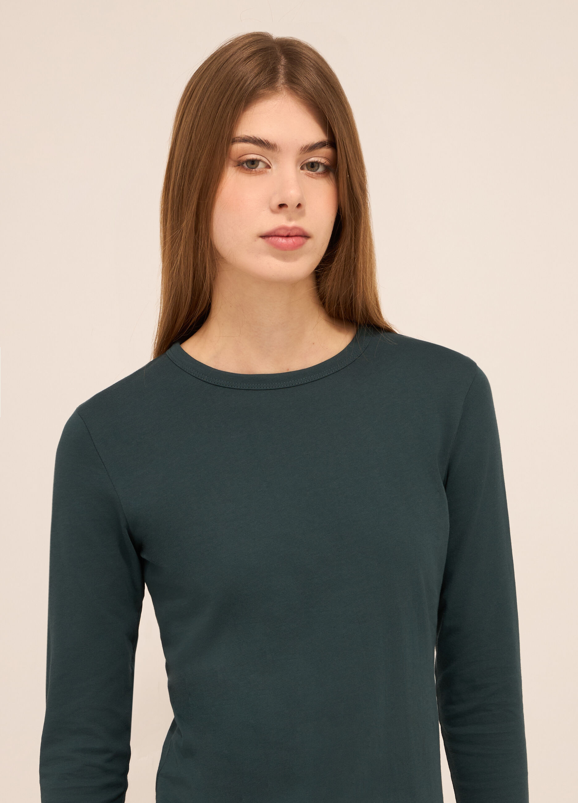 T-shirt in puro cotone donna_2