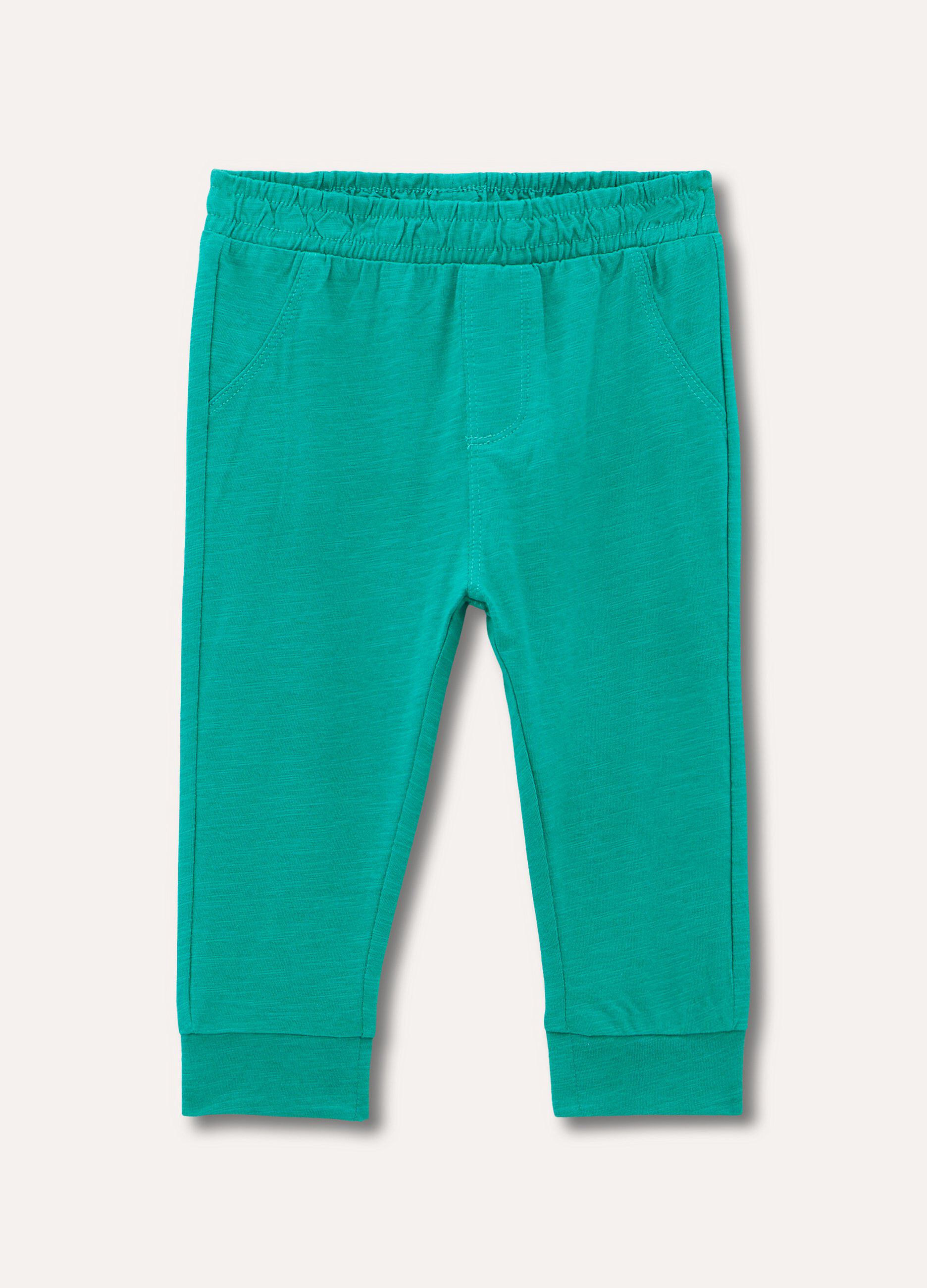 Jogger in cotone neonato_0