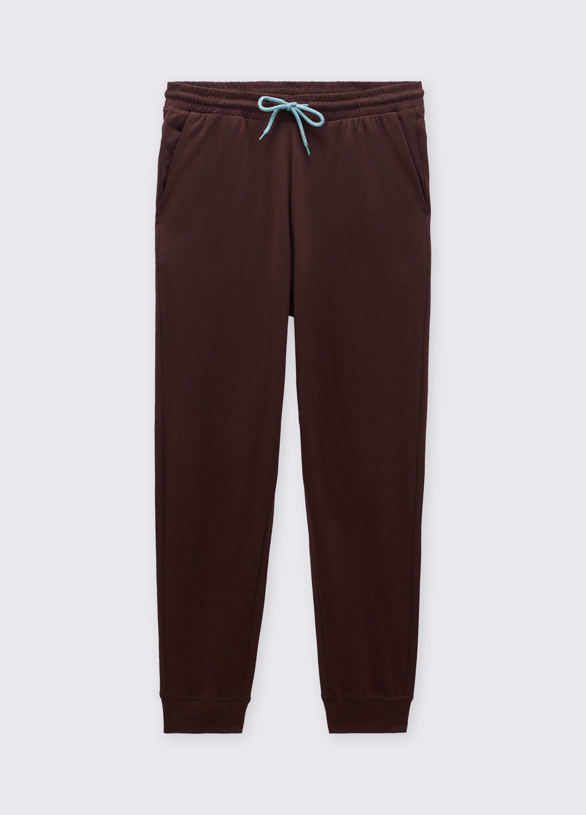 Pantalone pigiama in puro cotone jersey uomo_0