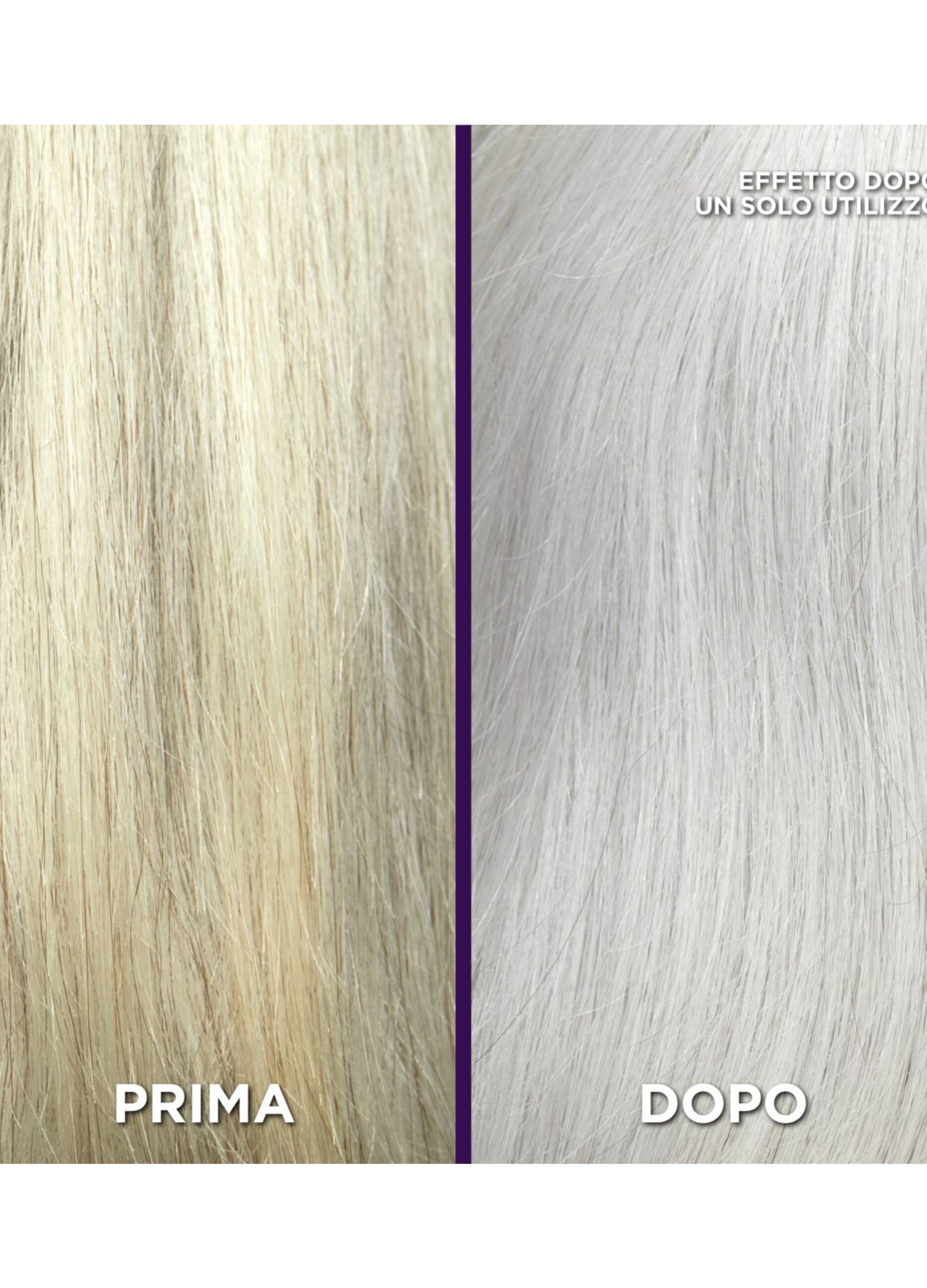 L'Oréal Paris Balsamo antigiallo Color Vive Purple, Balsamo antigiallo per capelli schiariti, biondi, decolorati e grigi, 150 ml.