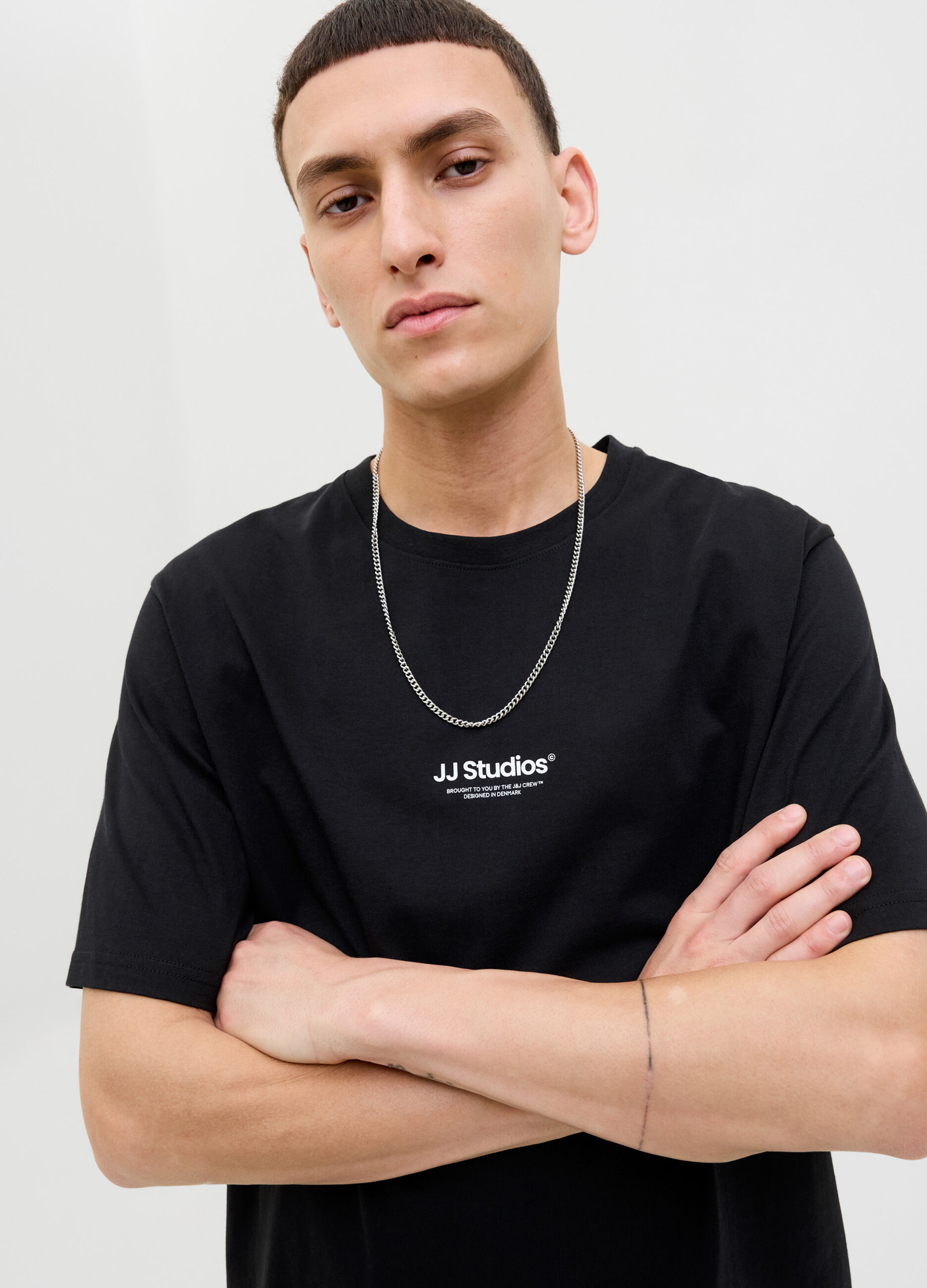 T-shirt in cotone oversize uomo_3