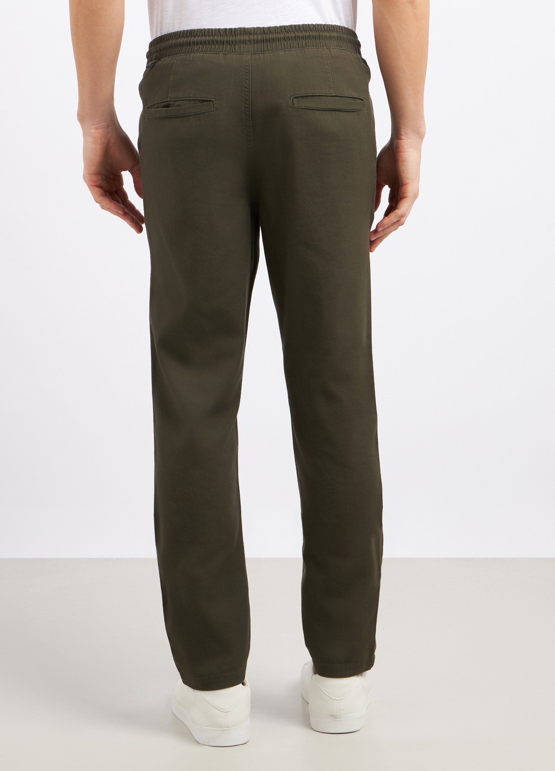 Pantaloni in puro cotone uomo_1